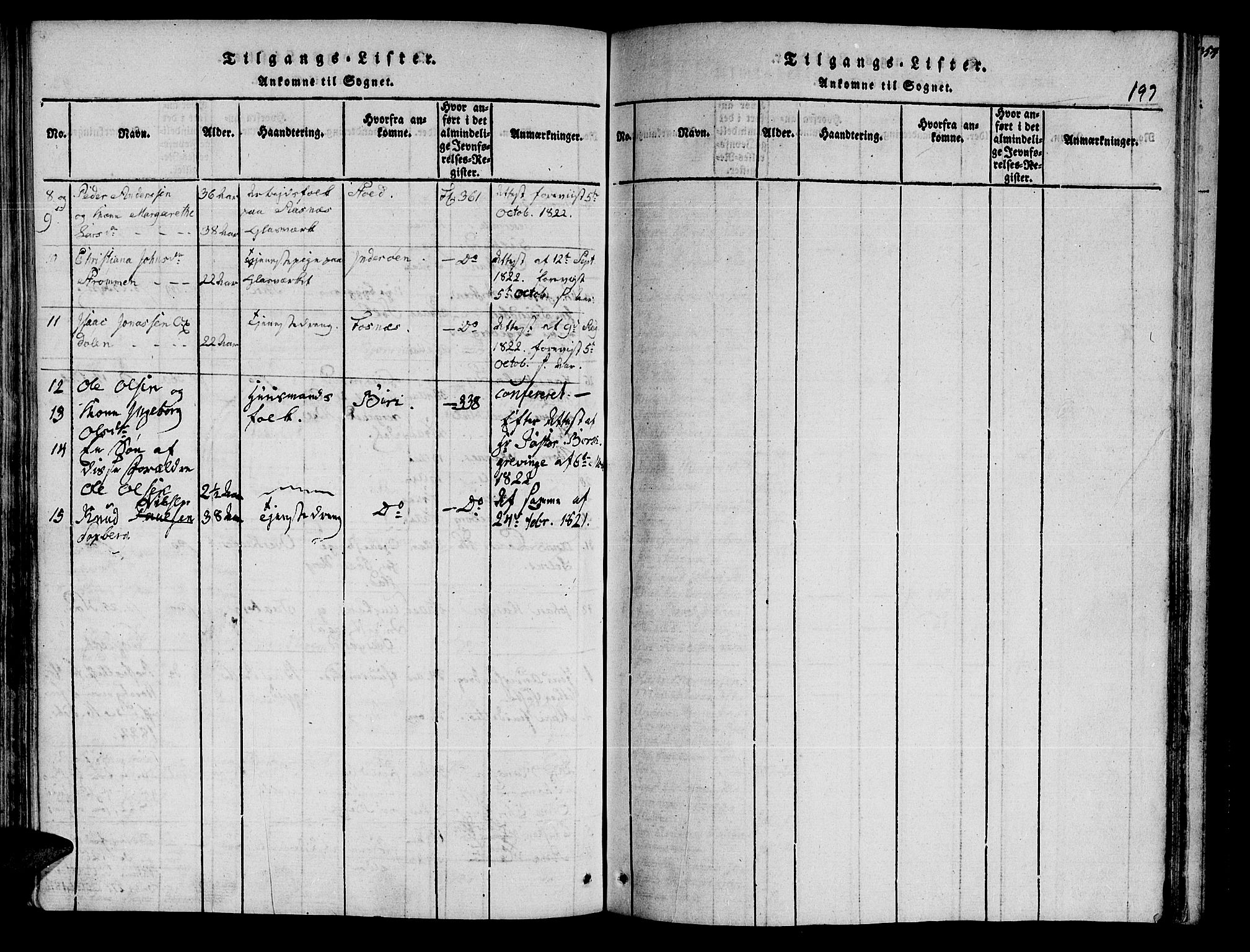 Ministerialprotokoller, klokkerbøker og fødselsregistre - Nord-Trøndelag, AV/SAT-A-1458/741/L0387: Parish register (official) no. 741A03 /3, 1817-1822, p. 197