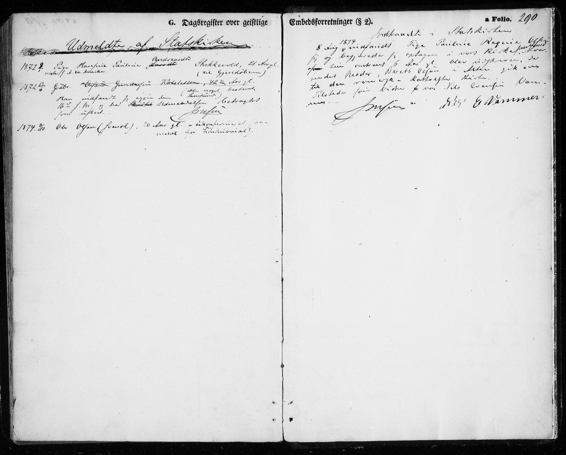 Tromsøysund sokneprestkontor, SATØ/S-1304/G/Ga/L0002kirke: Parish register (official) no. 2, 1867-1875, p. 290