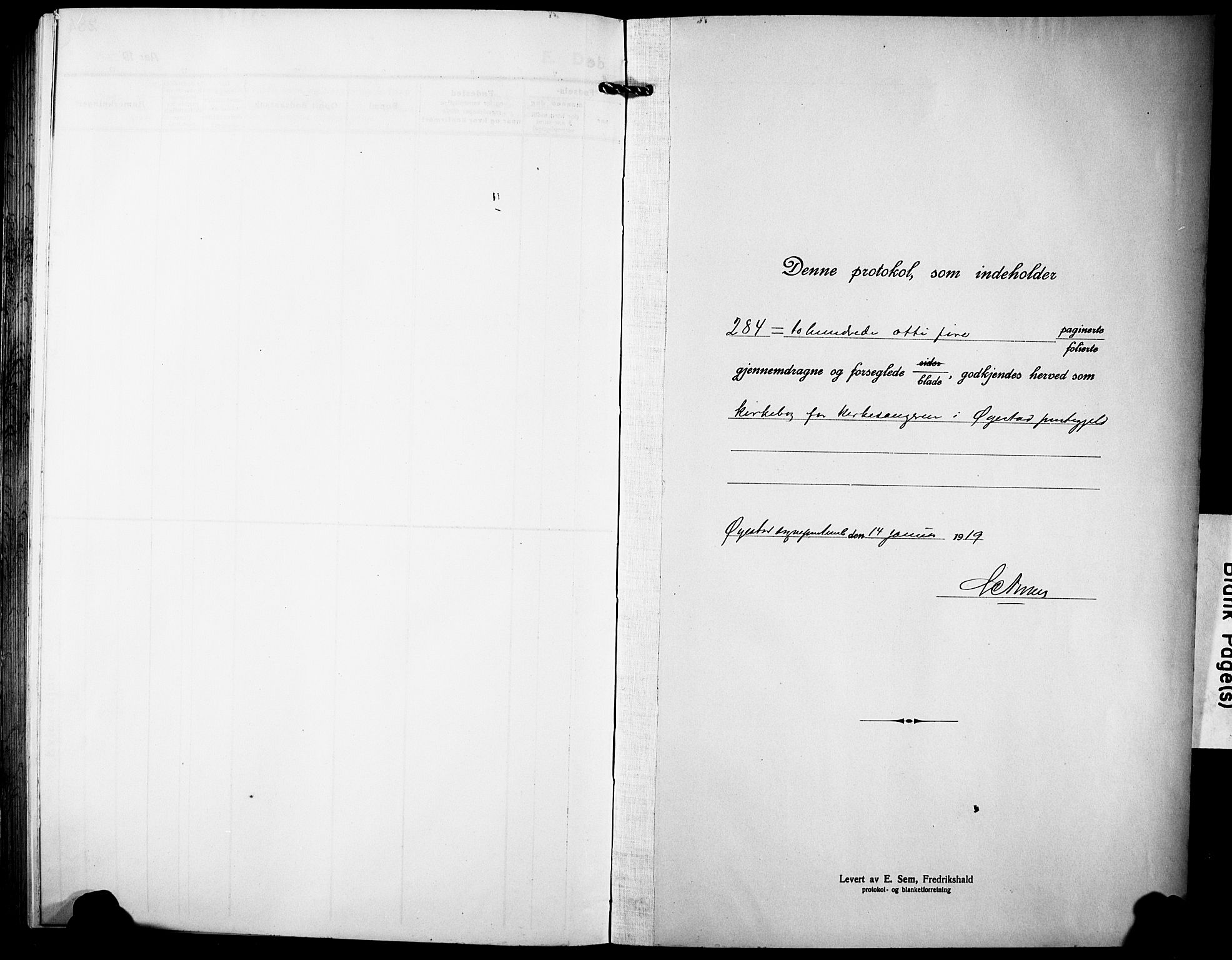 Øyestad sokneprestkontor, SAK/1111-0049/F/Fb/L0012: Parish register (copy) no. B 12, 1919-1932