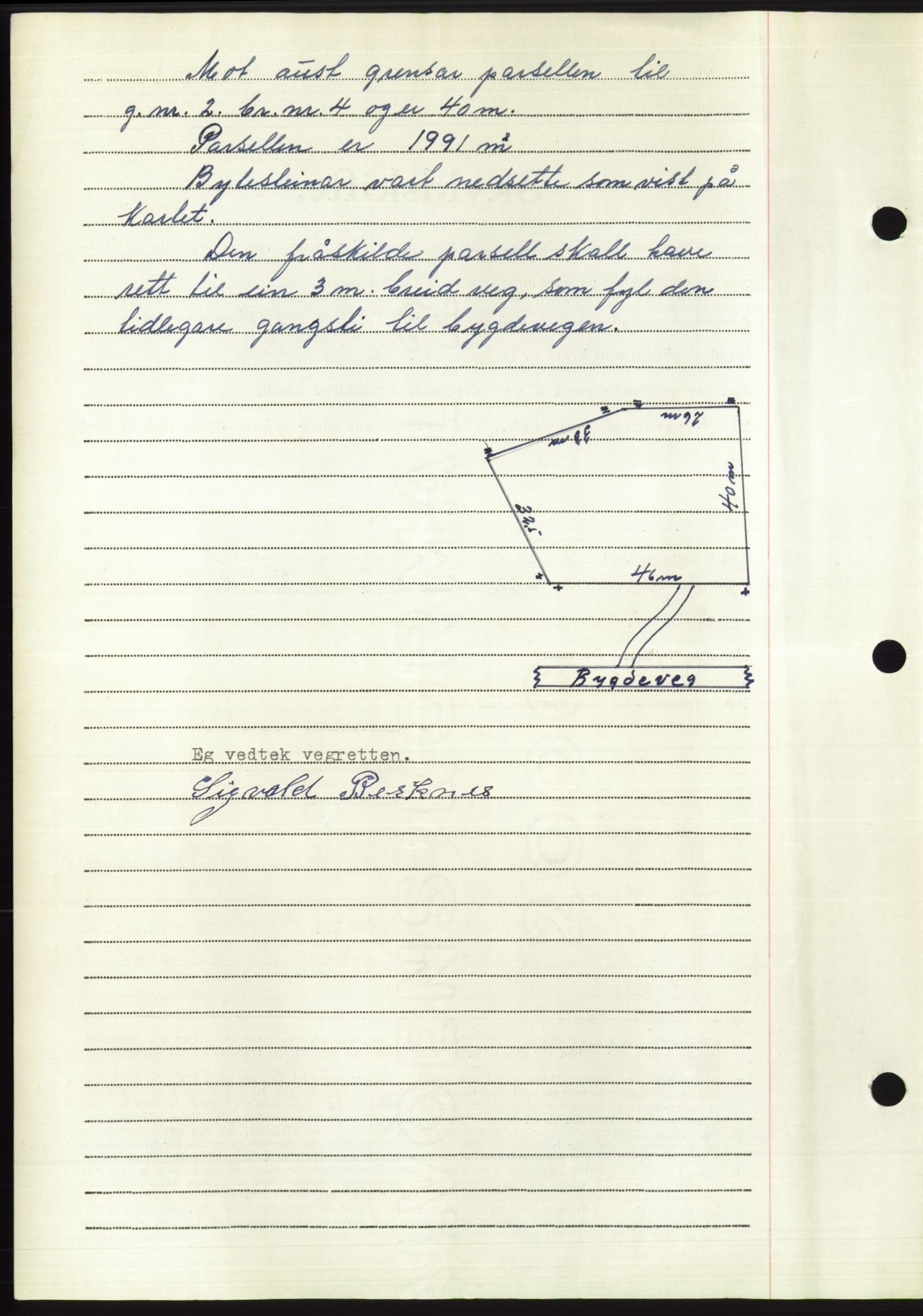 Søre Sunnmøre sorenskriveri, AV/SAT-A-4122/1/2/2C/L0104: Mortgage book no. 30A, 1956-1956, Diary no: : 2404/1956