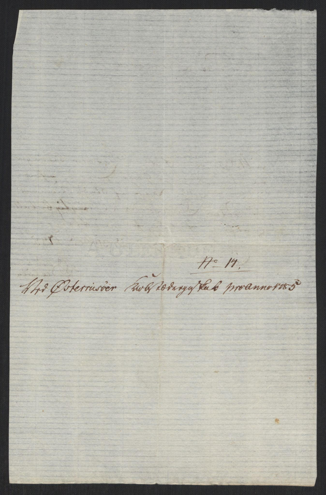 Danske Kanselli 1800-1814, AV/RA-EA-3024/K/Kk/Kka/Kkac/L0233: Kjøpstadregnskap Øster Risør, 1772-1790, p. 236