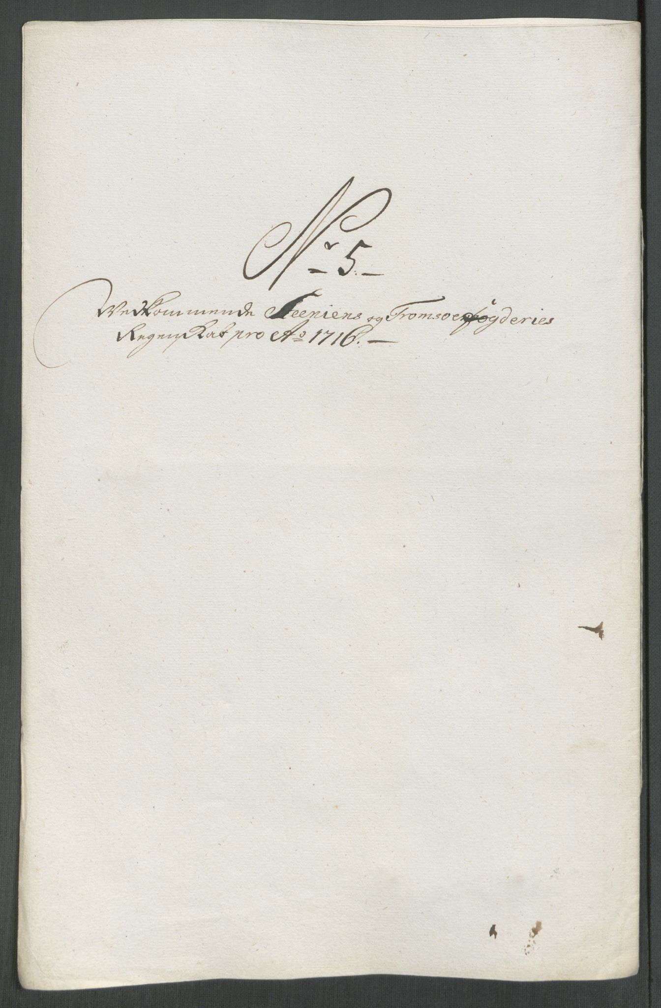 Rentekammeret inntil 1814, Reviderte regnskaper, Fogderegnskap, AV/RA-EA-4092/R68/L4762: Fogderegnskap Senja og Troms, 1716, p. 77