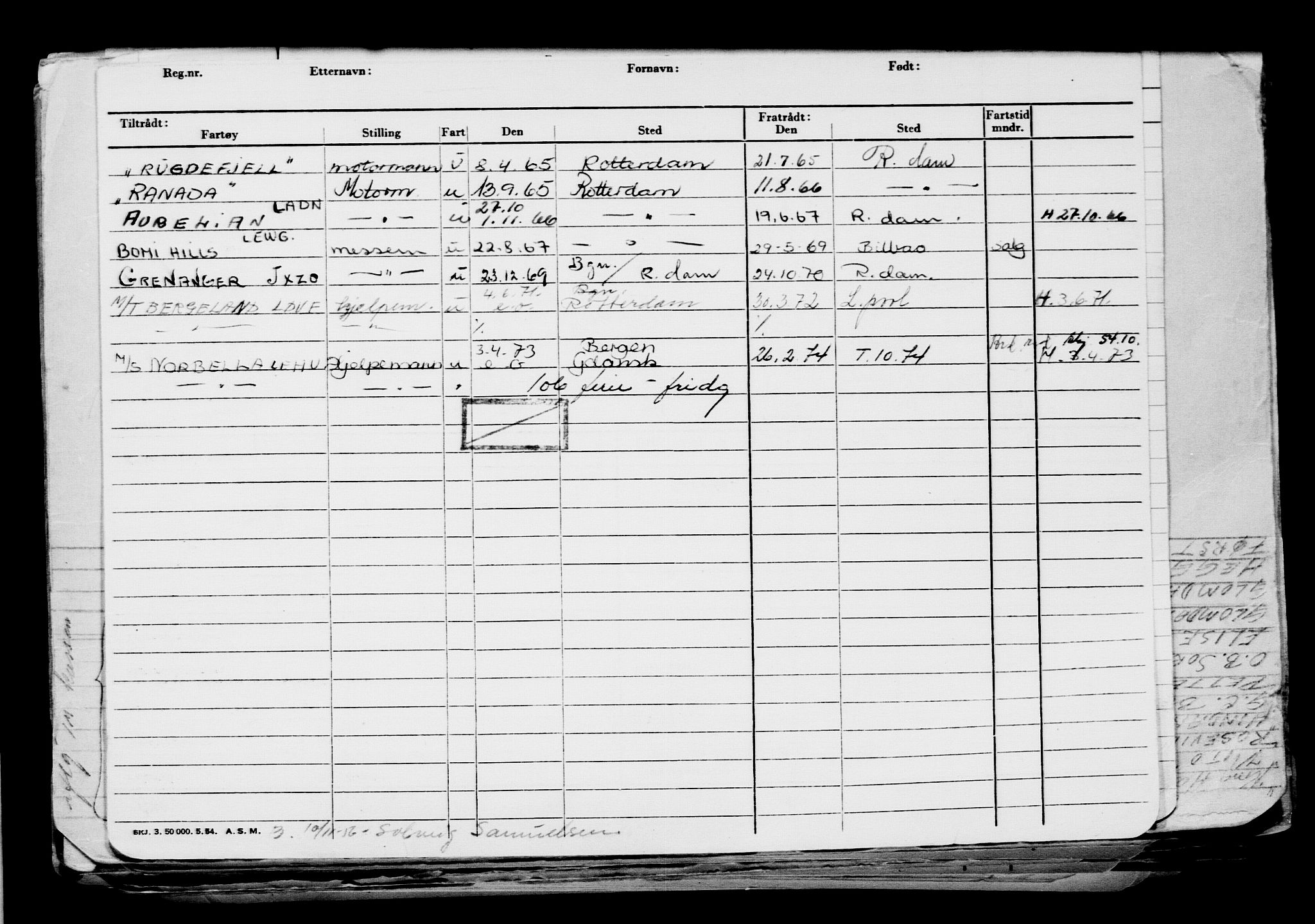 Direktoratet for sjømenn, AV/RA-S-3545/G/Gb/L0164: Hovedkort, 1918, p. 215
