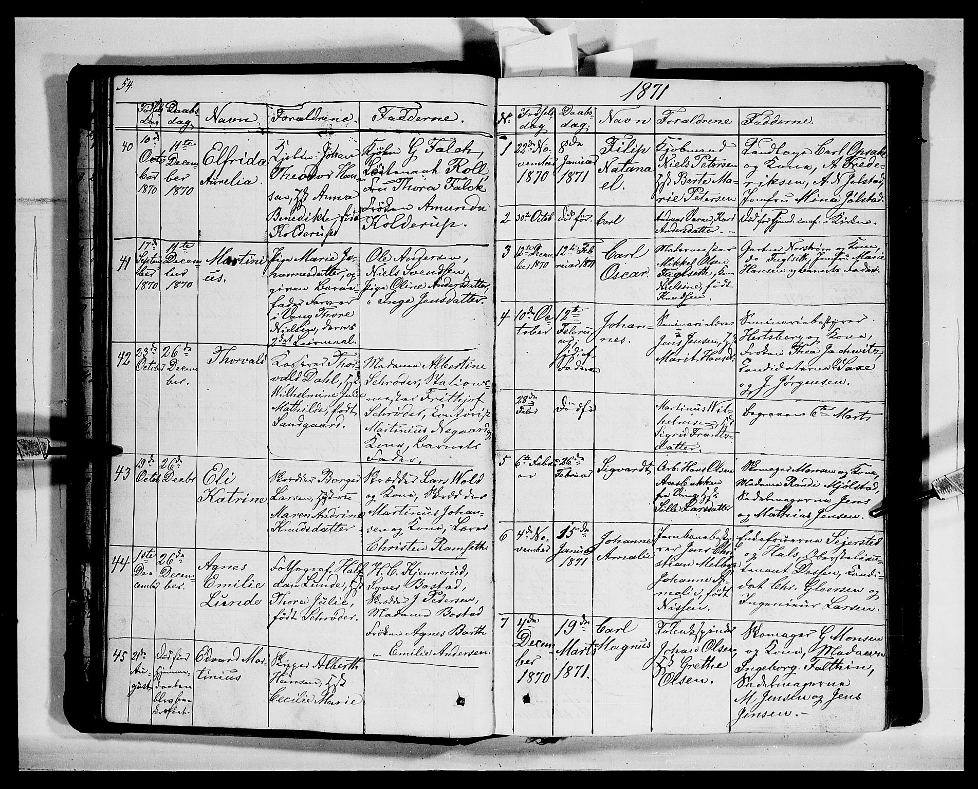 Vang prestekontor, Hedmark, SAH/PREST-008/H/Ha/Hab/L0011: Parish register (copy) no. 11, 1855-1878, p. 54