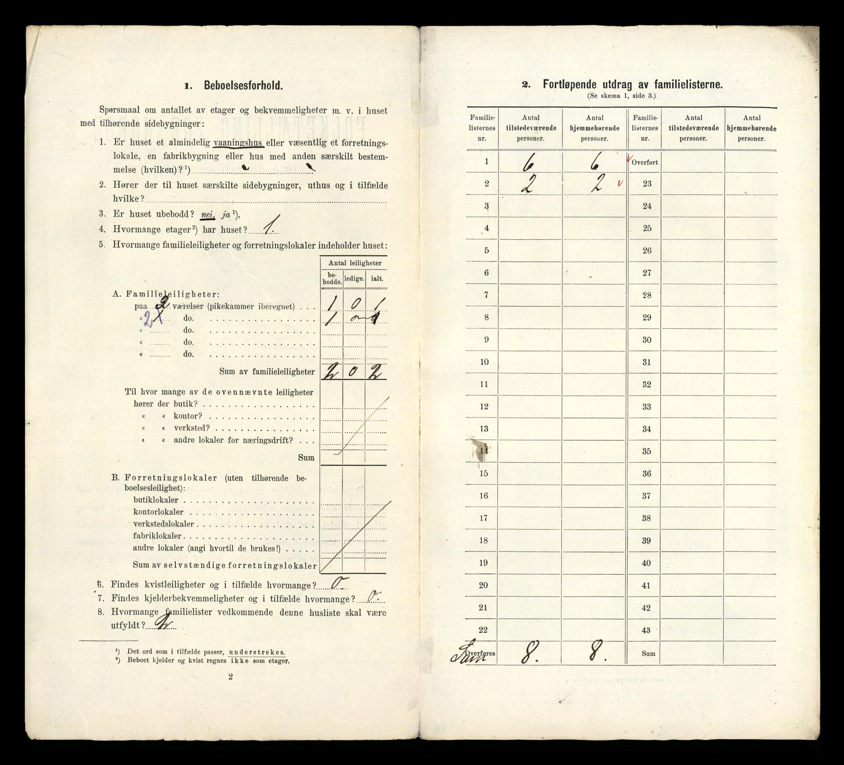 RA, 1910 census for Sandnes, 1910, p. 65