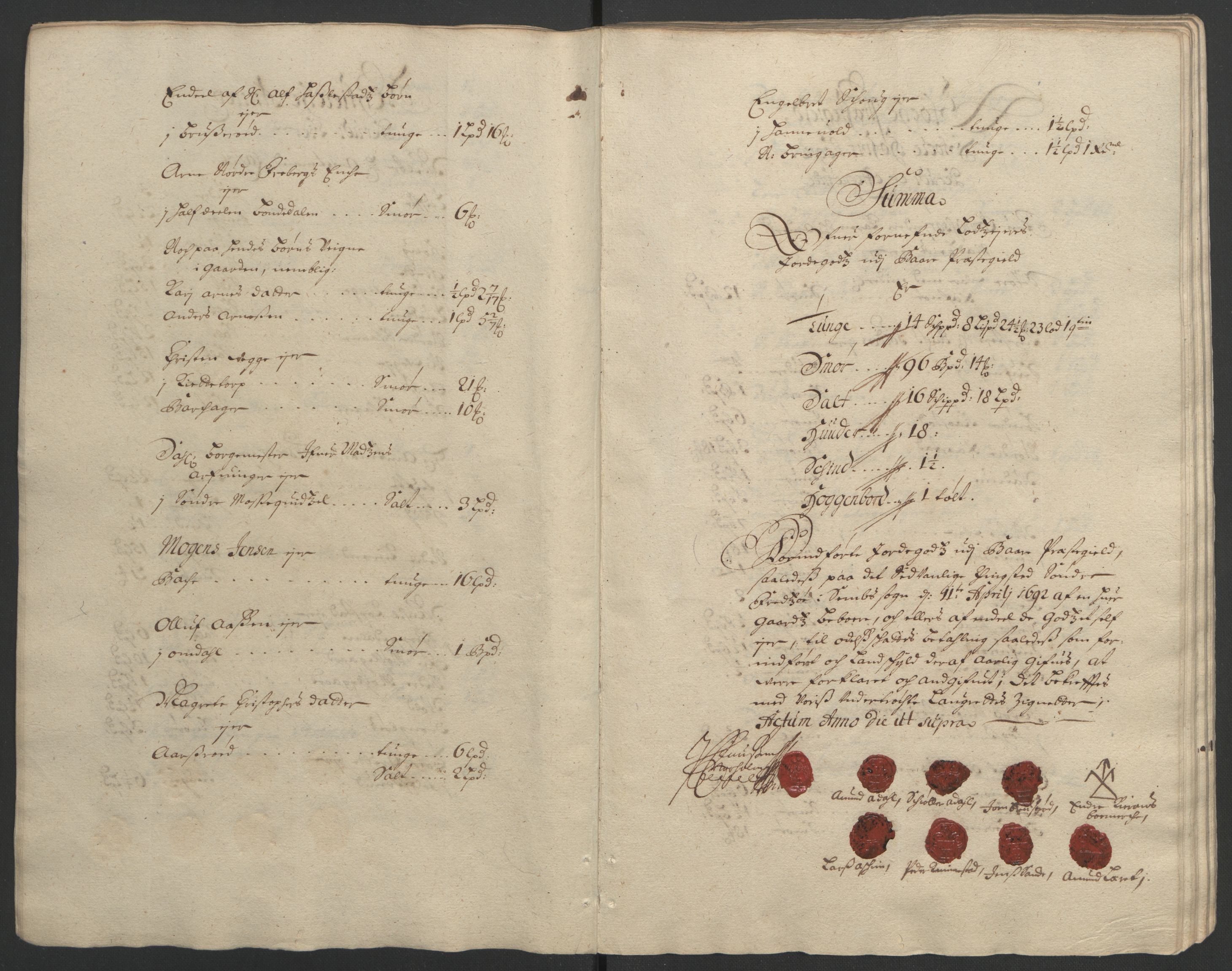 Rentekammeret inntil 1814, Reviderte regnskaper, Fogderegnskap, AV/RA-EA-4092/R32/L1865: Fogderegnskap Jarlsberg grevskap, 1692, p. 153