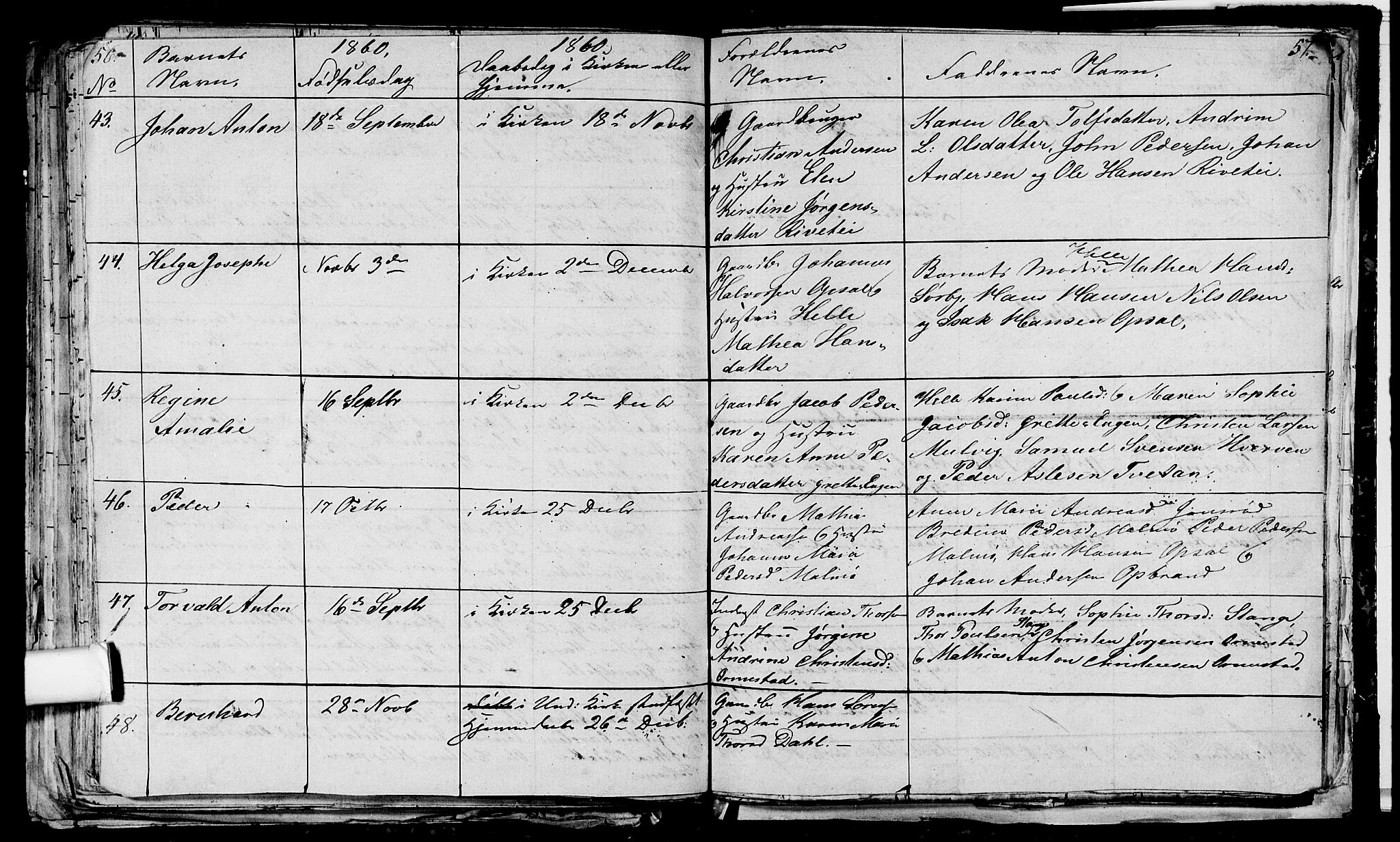 Våle kirkebøker, AV/SAKO-A-334/G/Ga/L0002: Parish register (copy) no. I 2, 1851-1863, p. 56-57