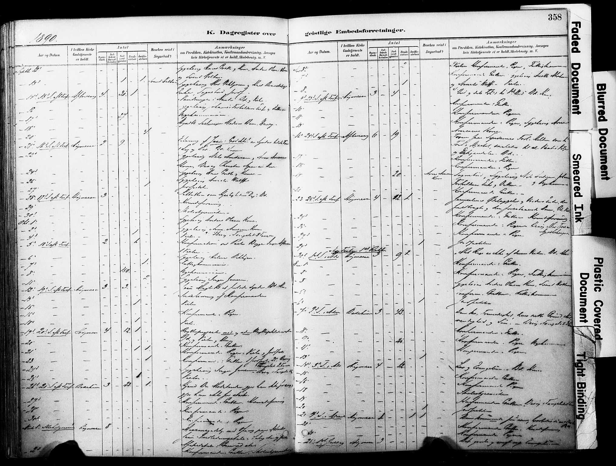 Horten kirkebøker, AV/SAKO-A-348/F/Fa/L0004: Parish register (official) no. 4, 1888-1895, p. 358