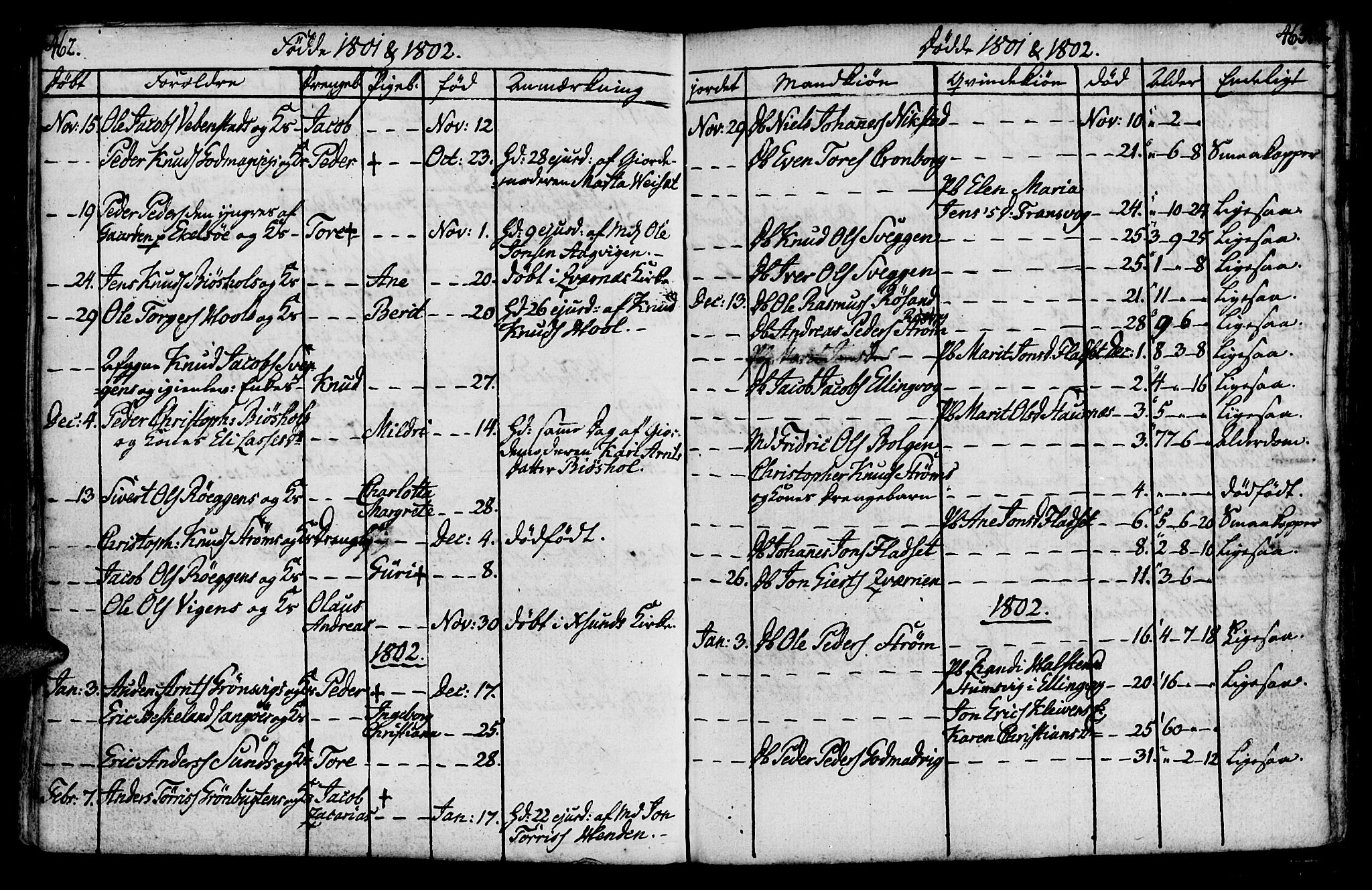 Ministerialprotokoller, klokkerbøker og fødselsregistre - Møre og Romsdal, AV/SAT-A-1454/569/L0816: Parish register (official) no. 569A02, 1759-1805, p. 462-463