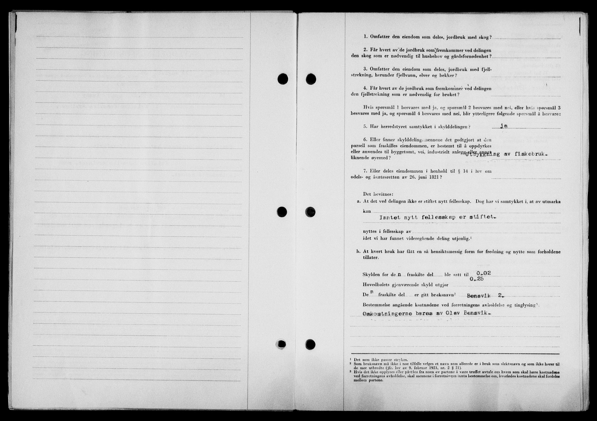 Lofoten sorenskriveri, SAT/A-0017/1/2/2C/L0024a: Mortgage book no. 24a, 1950-1950, Diary no: : 2362/1950