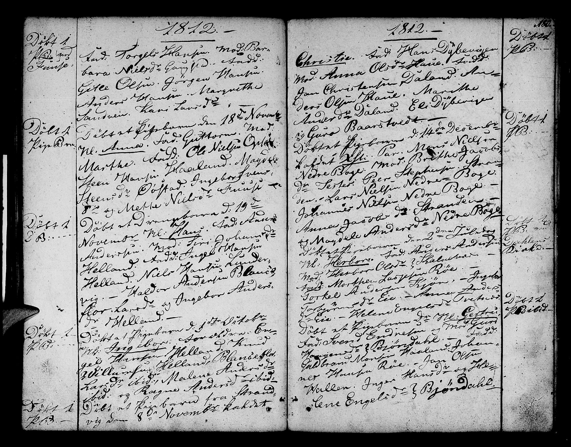 Os sokneprestembete, AV/SAB-A-99929: Parish register (official) no. A 11, 1789-1815, p. 180