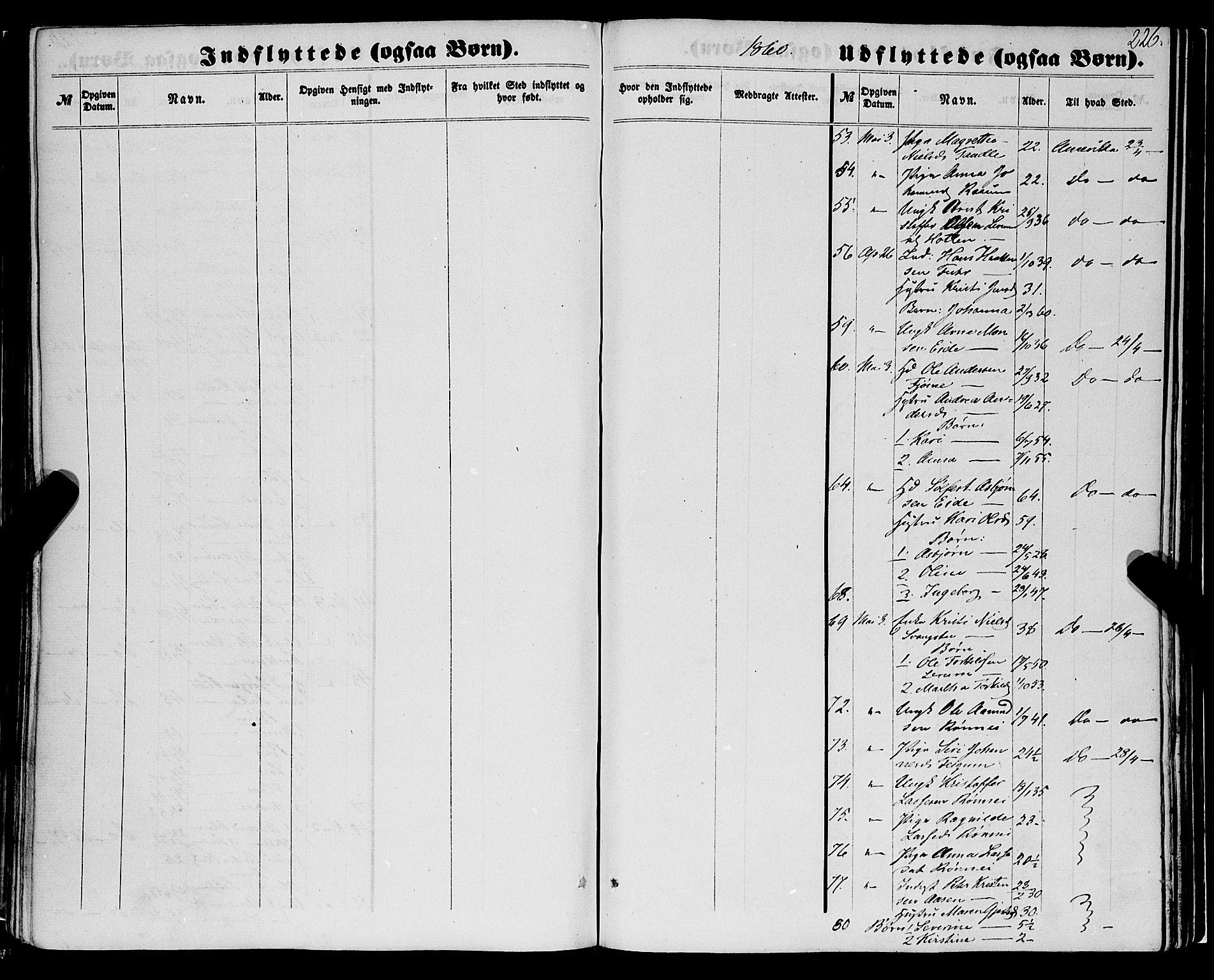 Luster sokneprestembete, AV/SAB-A-81101/H/Haa/Haaa/L0008: Parish register (official) no. A 8, 1860-1870, p. 226