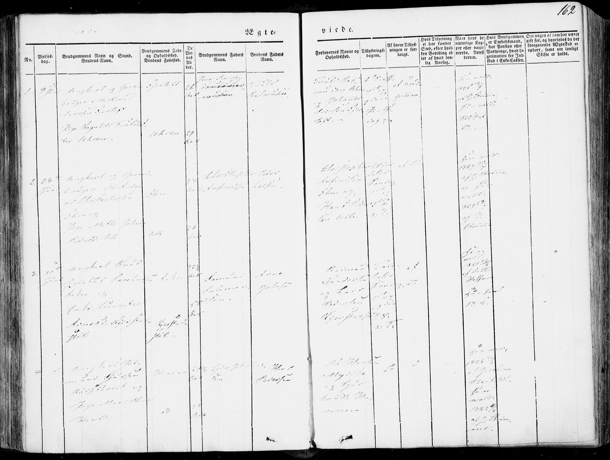 Ministerialprotokoller, klokkerbøker og fødselsregistre - Møre og Romsdal, SAT/A-1454/536/L0497: Parish register (official) no. 536A06, 1845-1865, p. 162