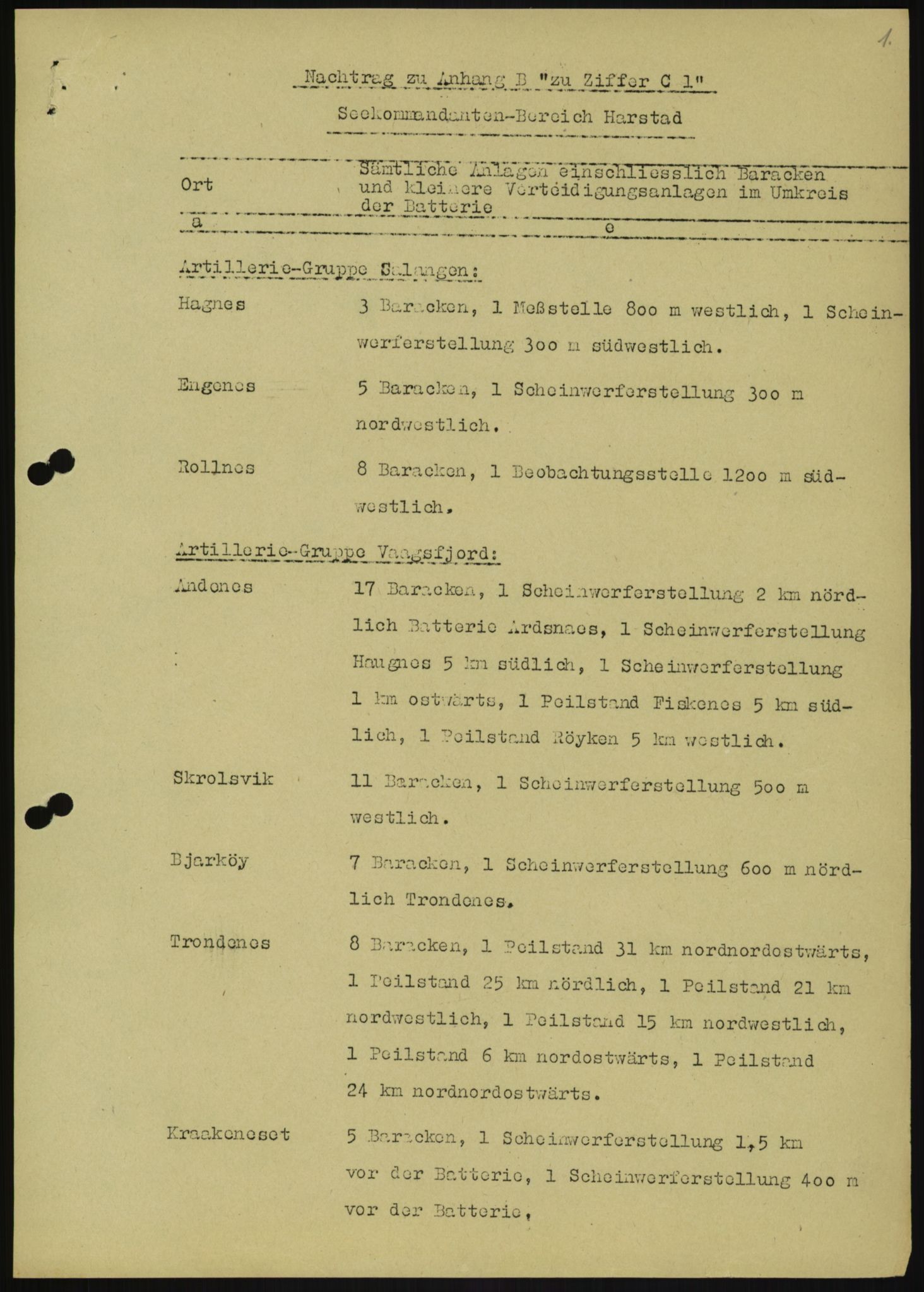 Forsvaret, Generalinspektør og sjefen for Kystartilleriet, AV/RA-RAFA-2045/F/Fa/L0016: Tyske oversiktskarter over festningsanlegg, 1940-1945, p. 27