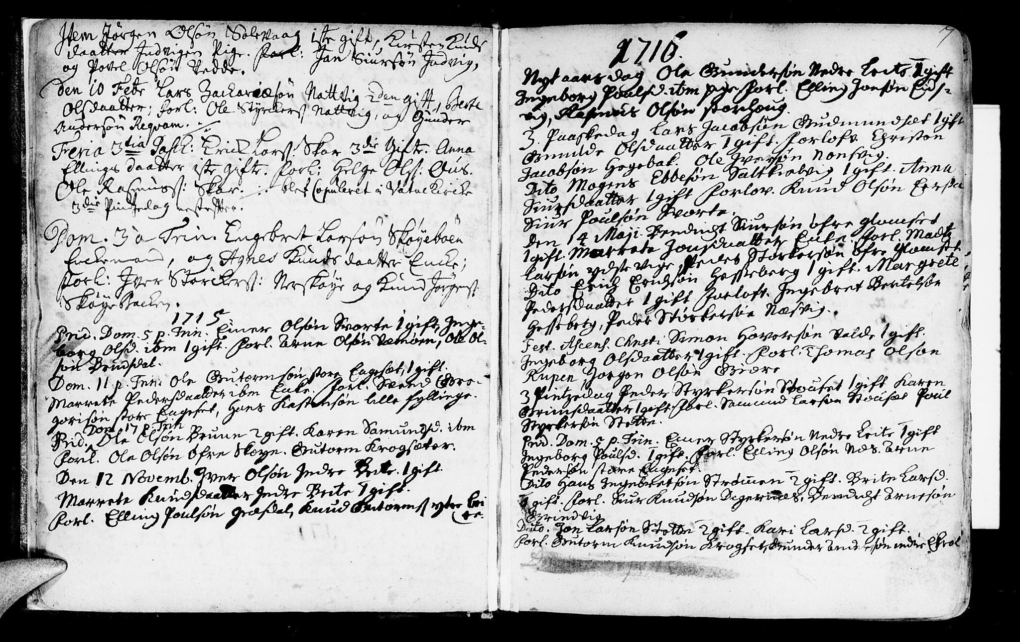Ministerialprotokoller, klokkerbøker og fødselsregistre - Møre og Romsdal, SAT/A-1454/524/L0349: Parish register (official) no. 524A01, 1698-1779, p. 7