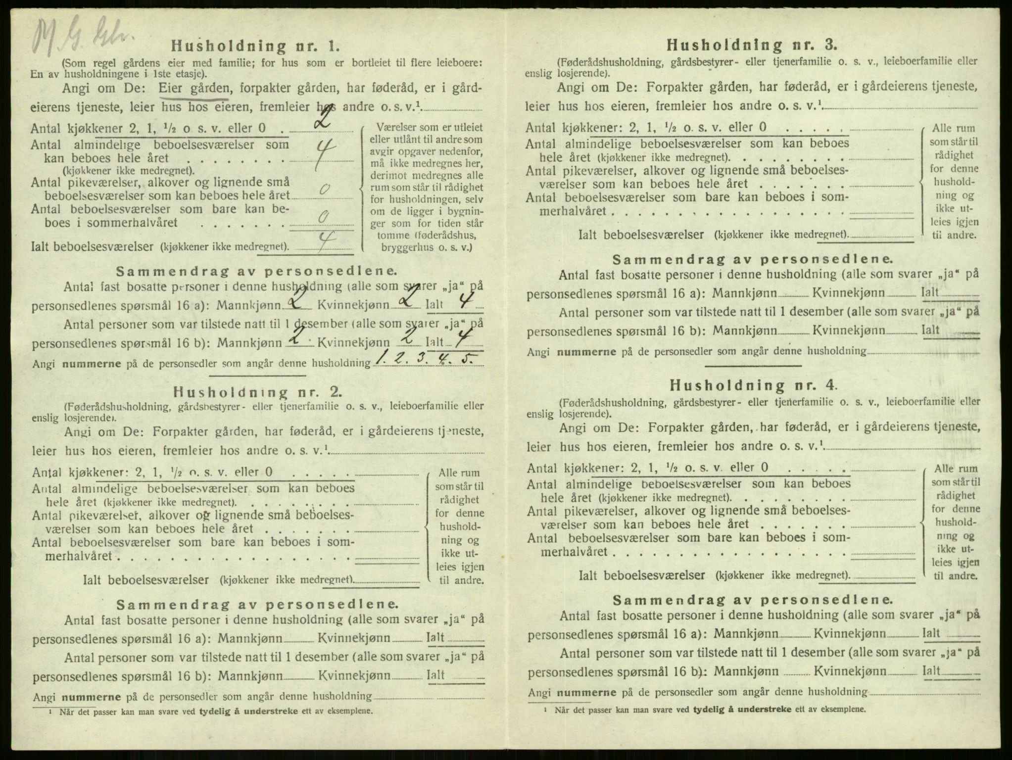 SAKO, 1920 census for Stokke, 1920, p. 1208