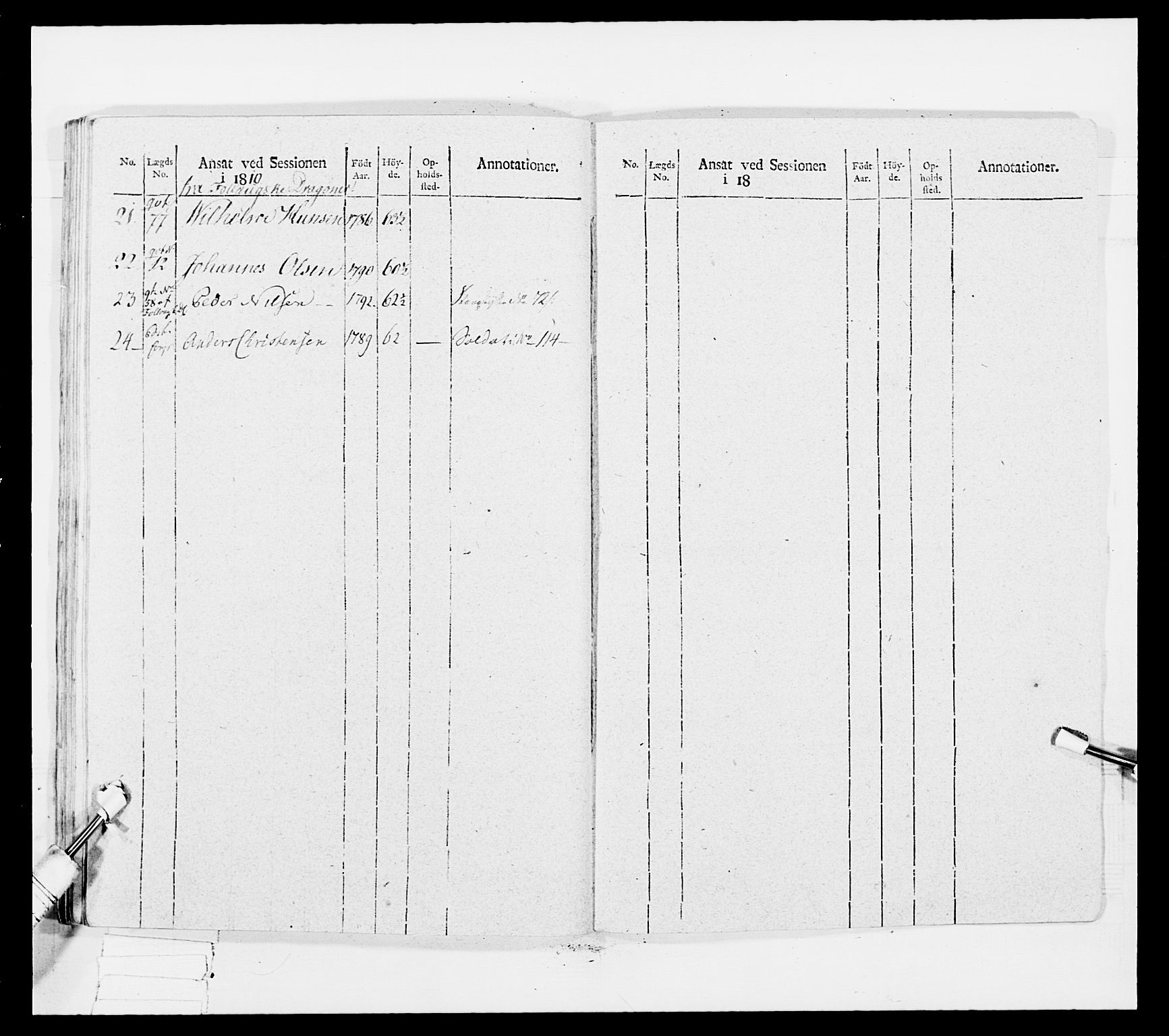 Generalitets- og kommissariatskollegiet, Det kongelige norske kommissariatskollegium, RA/EA-5420/E/Eh/L0034: Nordafjelske gevorbne infanteriregiment, 1810, p. 491