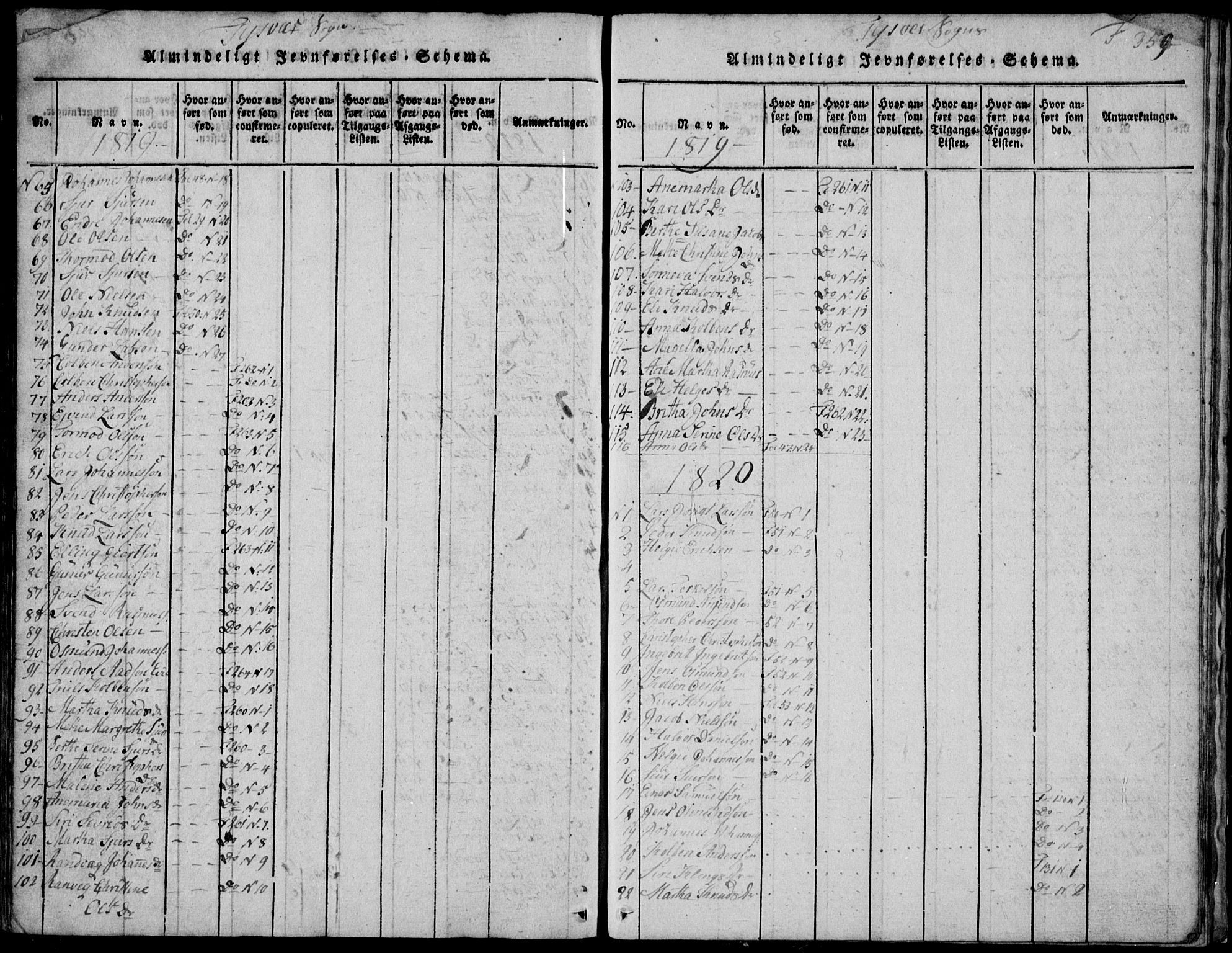 Skjold sokneprestkontor, AV/SAST-A-101847/H/Ha/Hab/L0002: Parish register (copy) no. B 2 /1, 1815-1830, p. 359