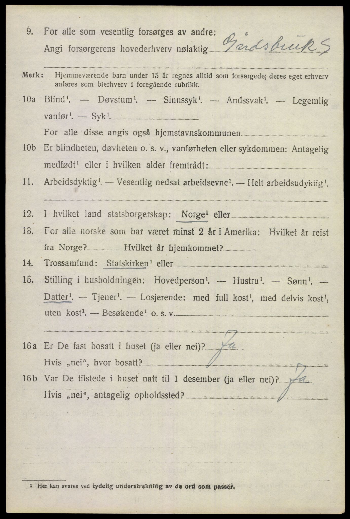 SAKO, 1920 census for Sigdal, 1920, p. 8883