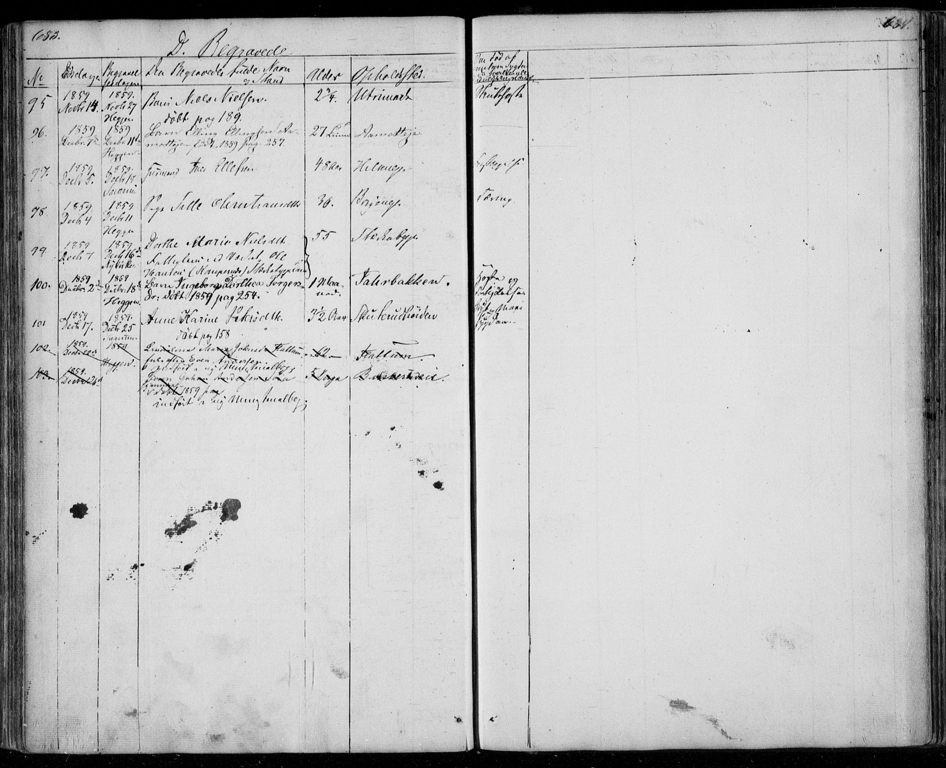 Modum kirkebøker, AV/SAKO-A-234/F/Fa/L0008: Parish register (official) no. 8, 1851-1859, p. 683-684