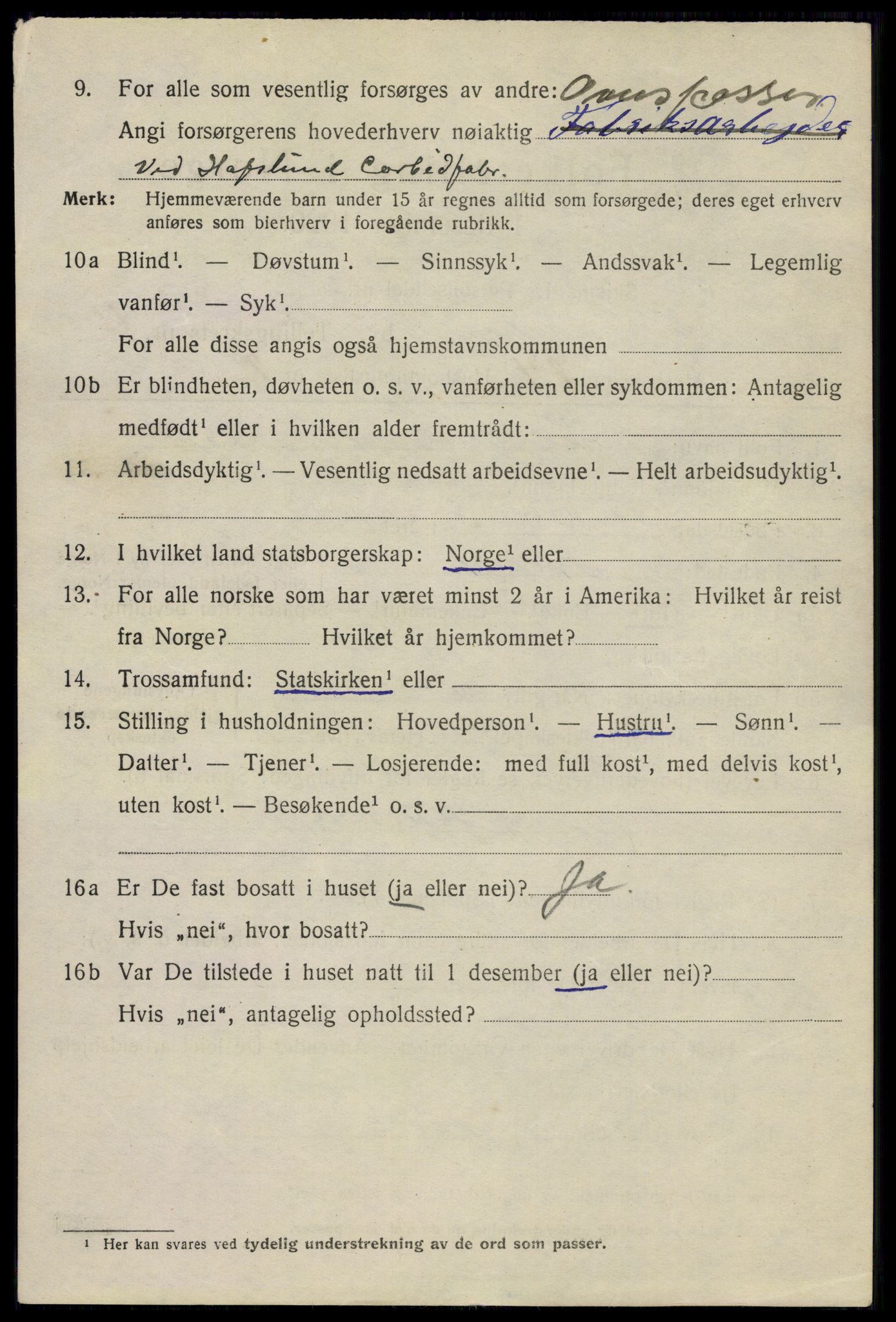 SAO, 1920 census for Sarpsborg, 1920, p. 24381