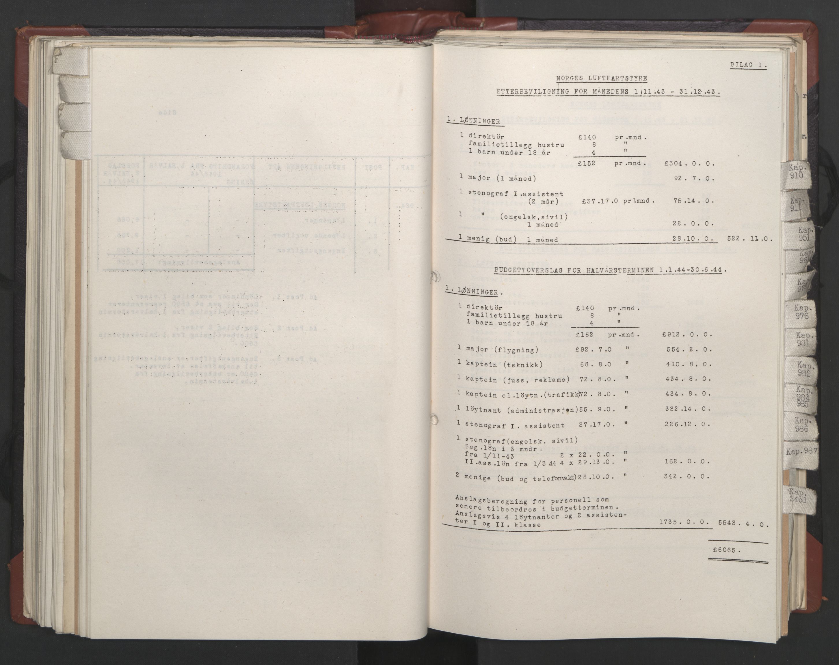 Statsrådssekretariatet, AV/RA-S-1001/A/Ac/L0124: Kgl. res. 14/1-30/6, 1944, p. 173