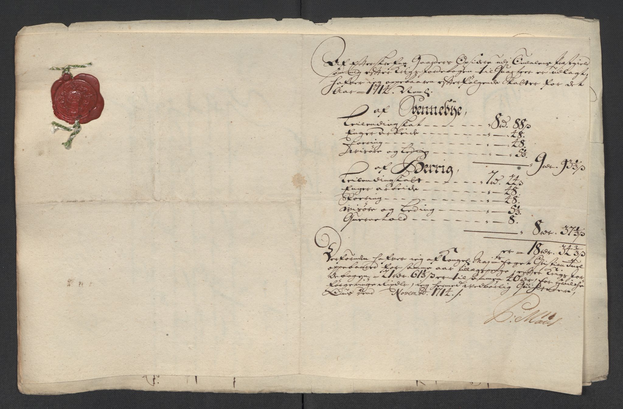 Rentekammeret inntil 1814, Reviderte regnskaper, Fogderegnskap, RA/EA-4092/R13/L0852: Fogderegnskap Solør, Odal og Østerdal, 1714, p. 285