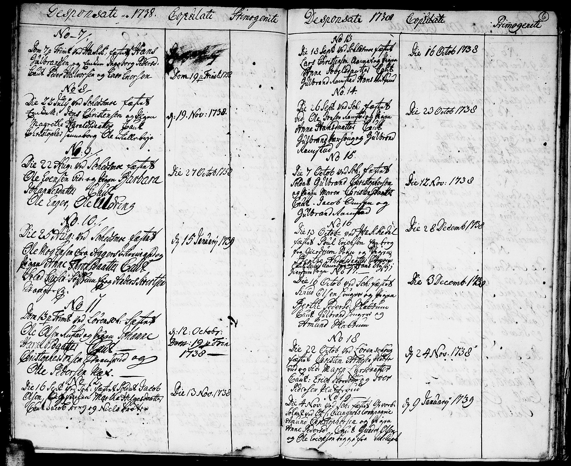 Skedsmo prestekontor Kirkebøker, SAO/A-10033a/F/Fa/L0004: Parish register (official) no. I 4, 1737-1768, p. 6