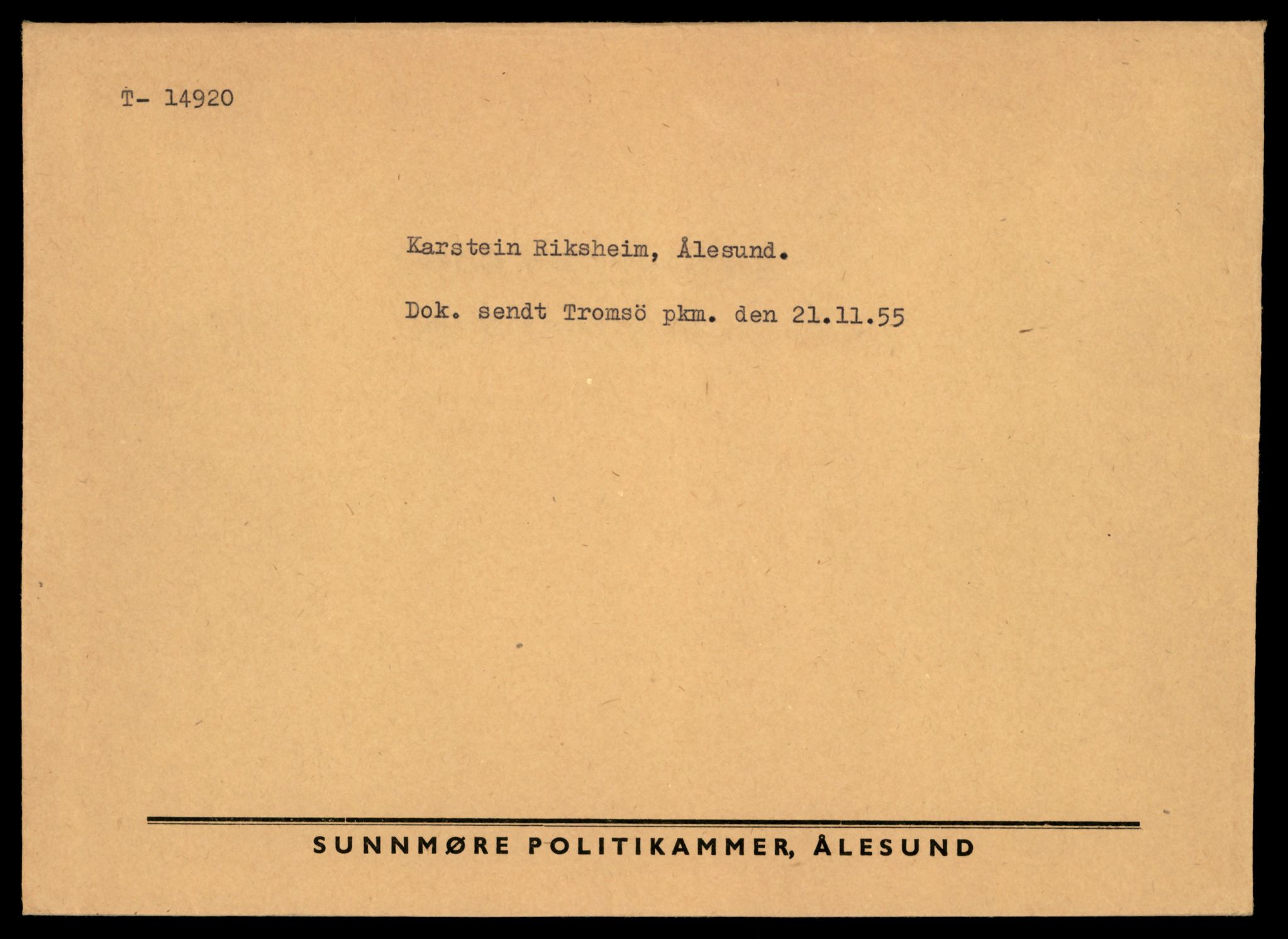 Møre og Romsdal vegkontor - Ålesund trafikkstasjon, AV/SAT-A-4099/F/Fe/L0049: Registreringskort for kjøretøy T 14864 - T 18613, 1927-1998, p. 1289