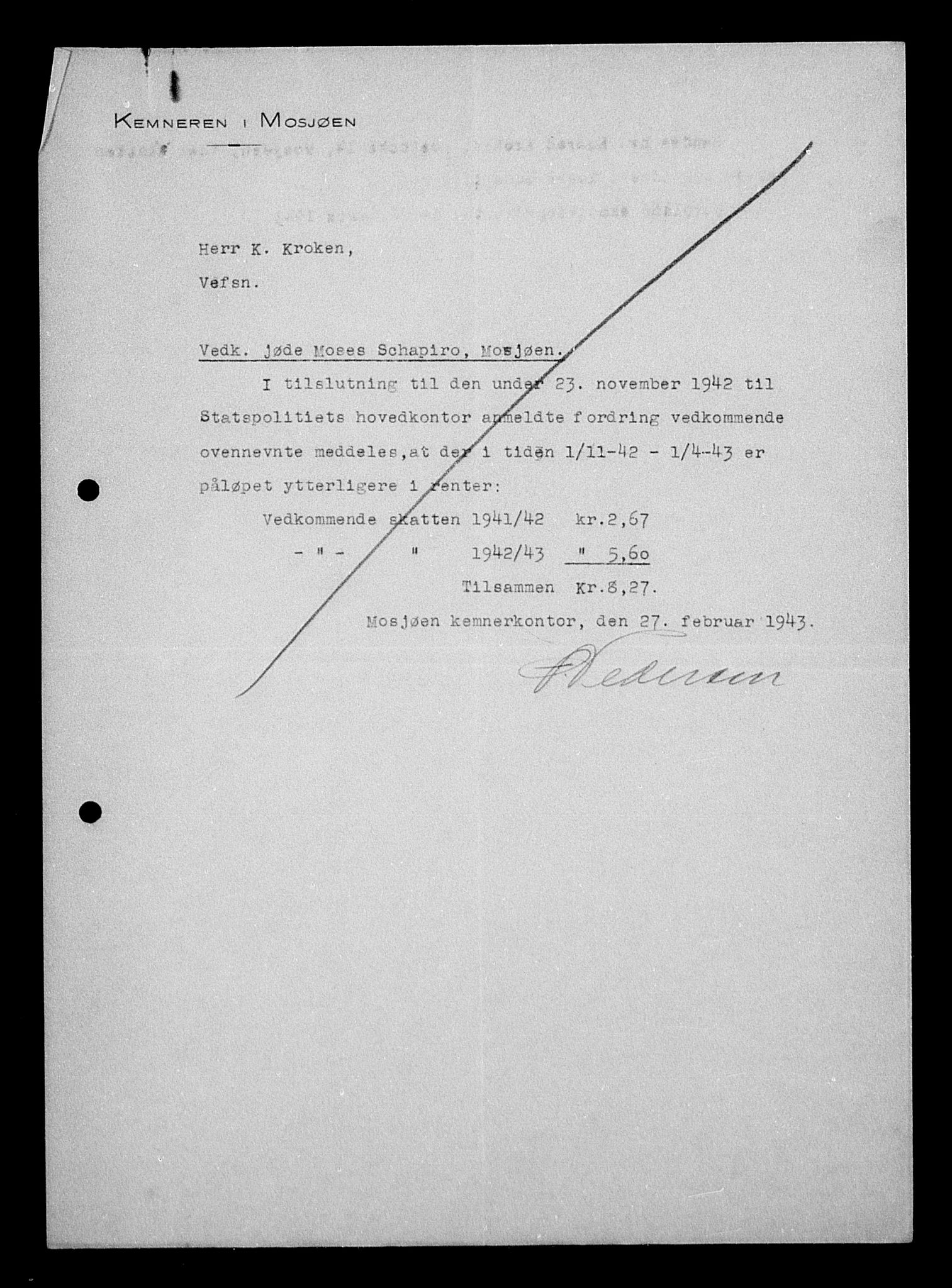 Justisdepartementet, Tilbakeføringskontoret for inndratte formuer, AV/RA-S-1564/H/Hc/Hcb/L0915: --, 1945-1947, p. 366