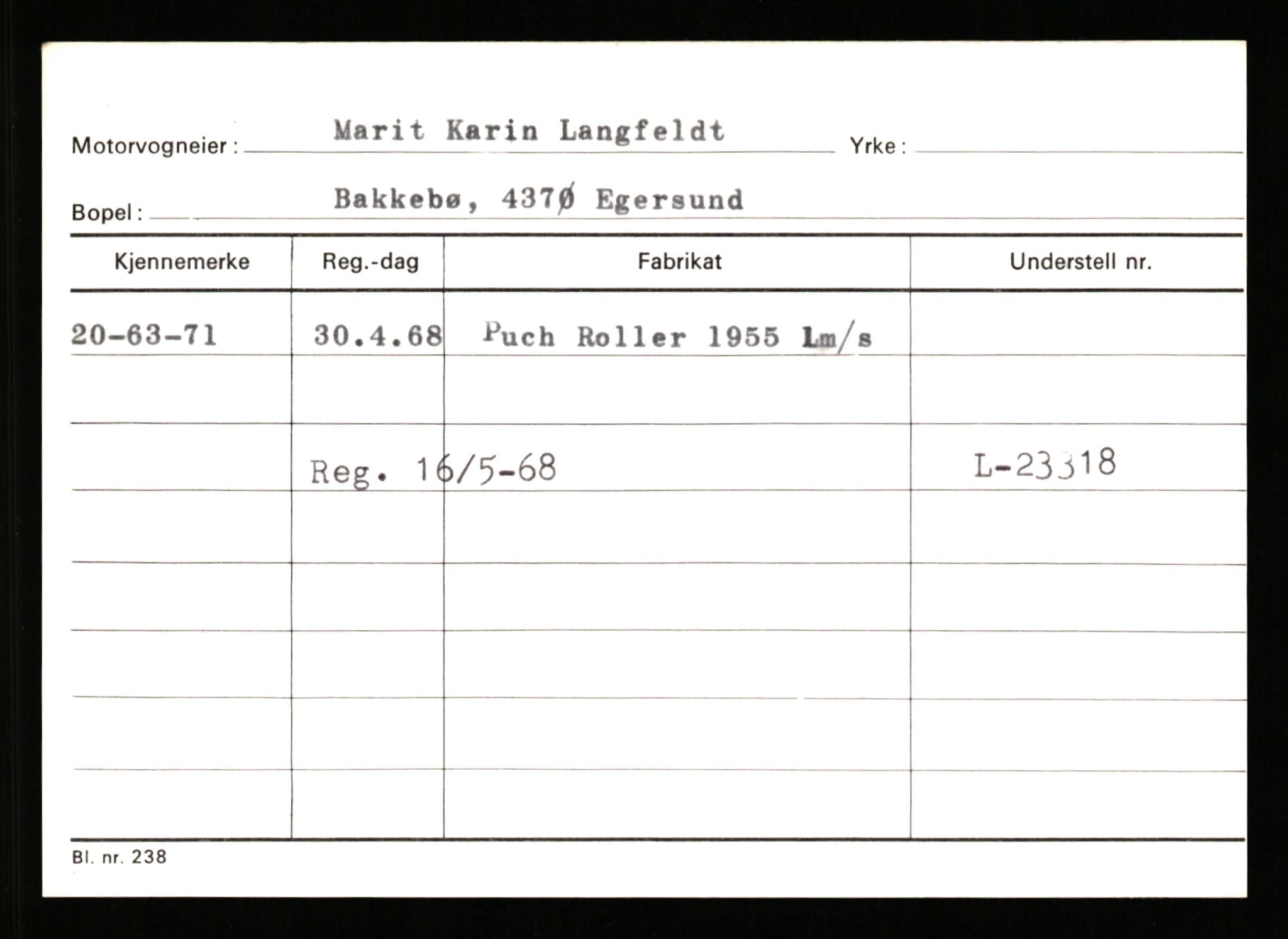 Stavanger trafikkstasjon, AV/SAST-A-101942/0/G/L0010: Registreringsnummer: 130000 - 239953, 1930-1971, p. 2369