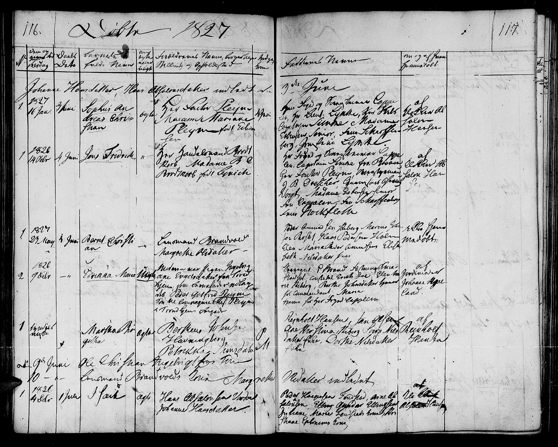 Vardø sokneprestkontor, SATØ/S-1332/H/Ha/L0002kirke: Parish register (official) no. 2, 1805-1842, p. 116-117