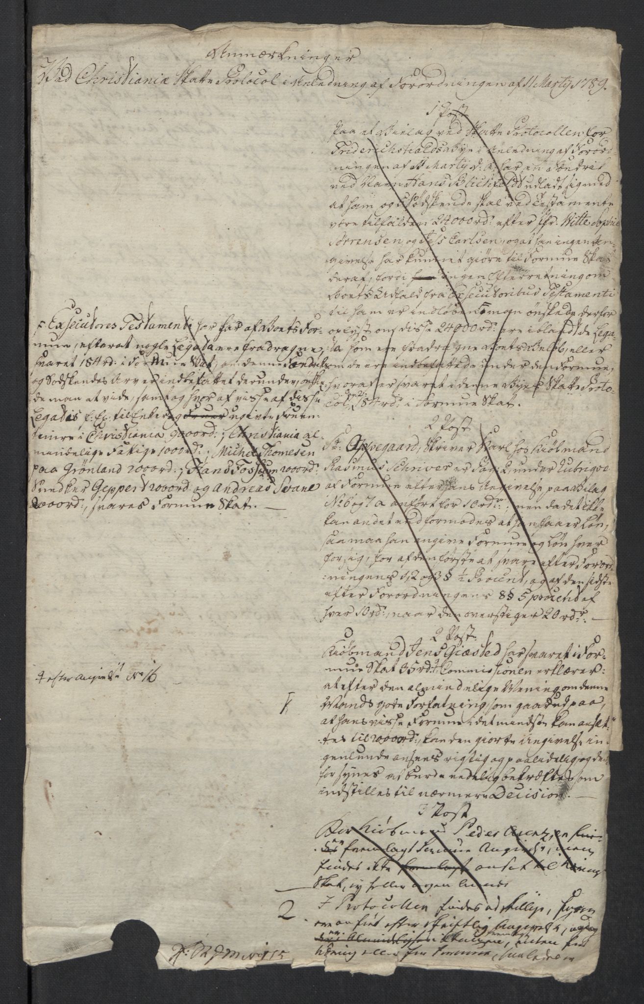 Rentekammeret inntil 1814, Reviderte regnskaper, Mindre regnskaper, AV/RA-EA-4068/Rf/Rfe/L0005: Buskerud fogderi. Christiania, 1789, p. 384