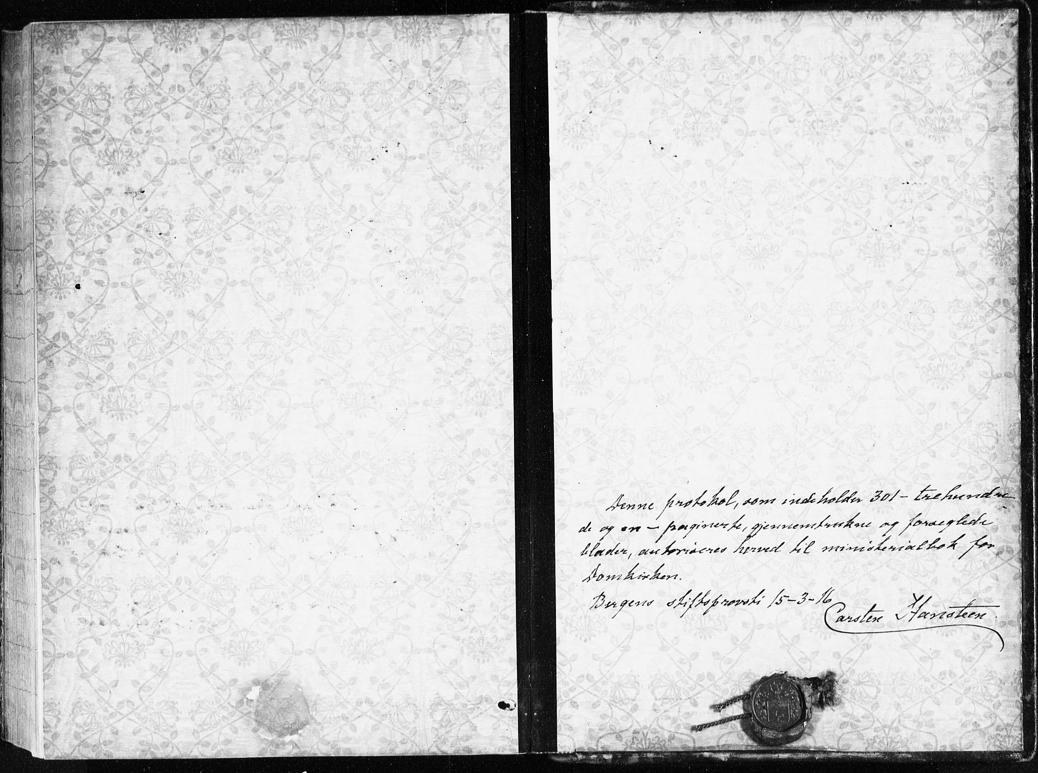 Domkirken sokneprestembete, AV/SAB-A-74801/H/Haa/L0032: Parish register (official) no. C 7, 1915-1930