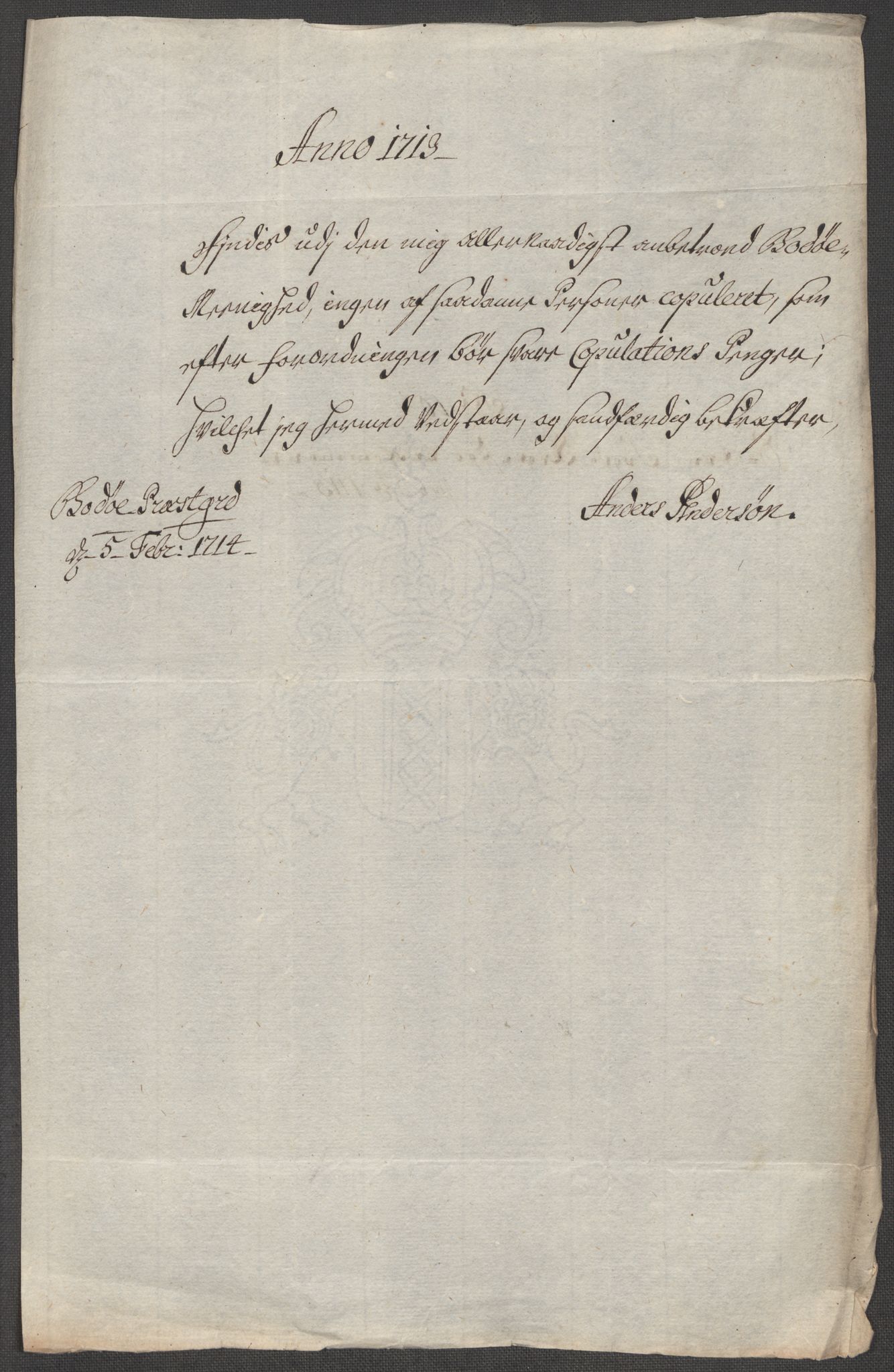 Rentekammeret inntil 1814, Reviderte regnskaper, Fogderegnskap, RA/EA-4092/R66/L4583: Fogderegnskap Salten, 1713, p. 101