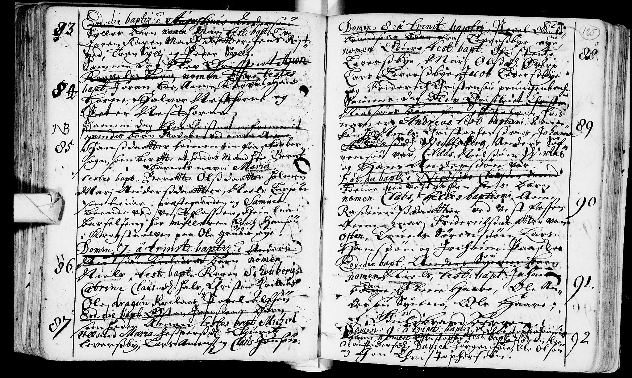 Eiker kirkebøker, AV/SAKO-A-4/F/Fa/L0002: Parish register (official) no. I 2, 1705-1724, p. 125