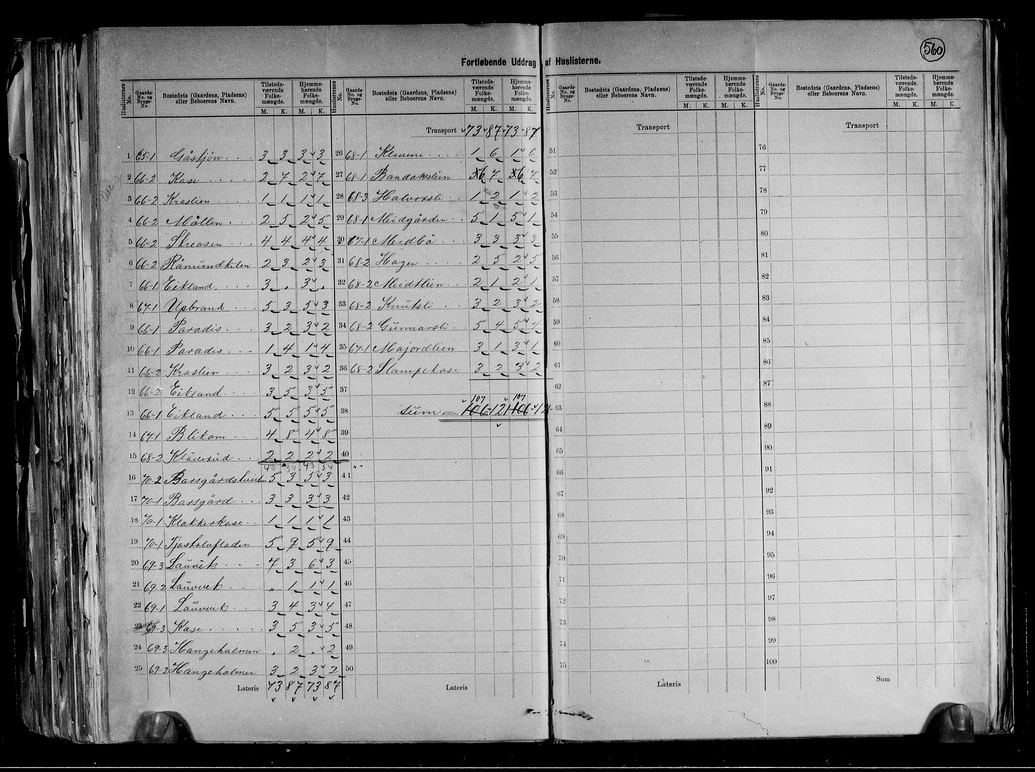RA, 1891 census for 0832 Mo, 1891, p. 18