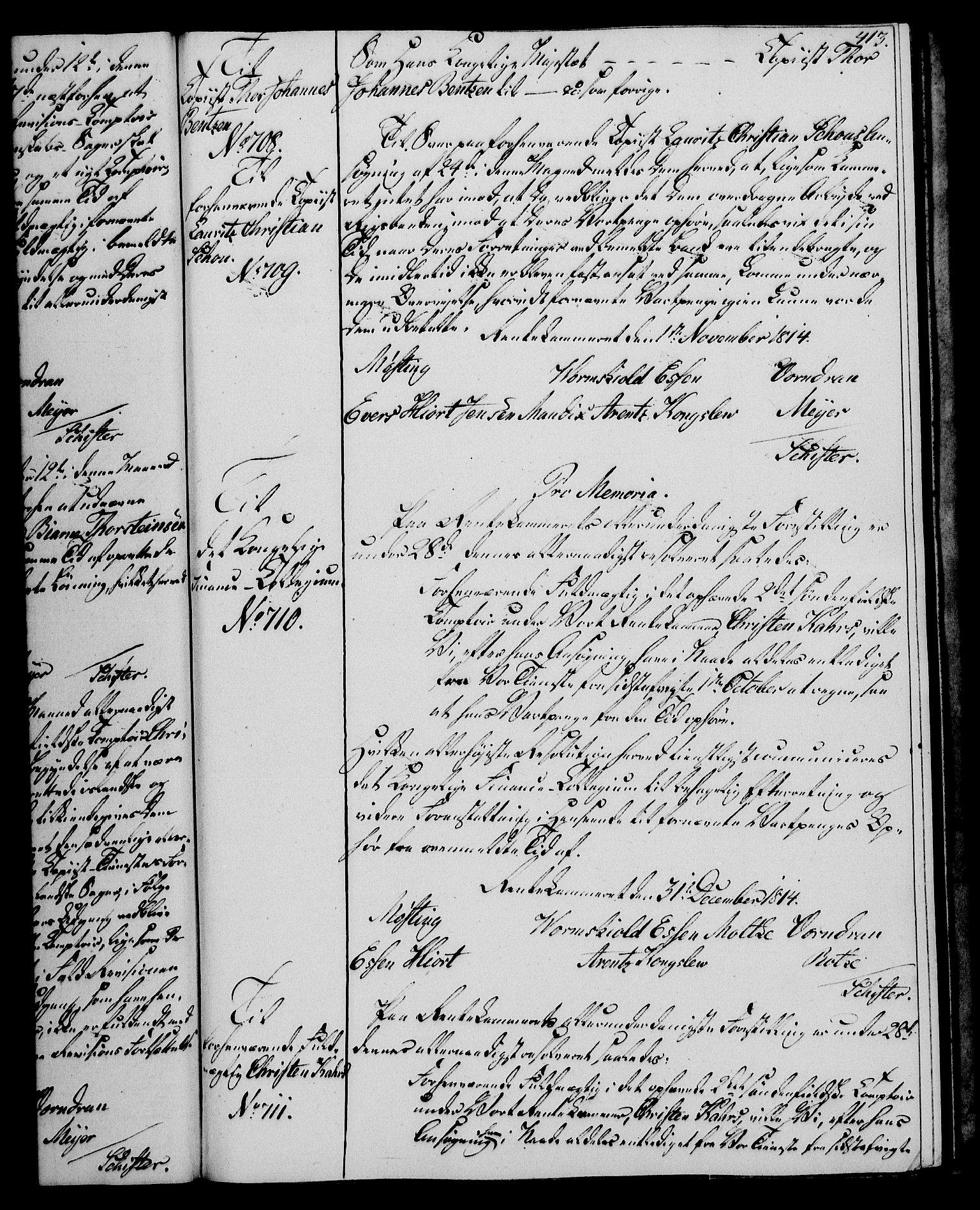 Rentekammeret, Kammerkanselliet, RA/EA-3111/G/Gg/Gga/L0020: Norsk ekspedisjonsprotokoll med register (merket RK 53.20), 1811-1814, p. 413