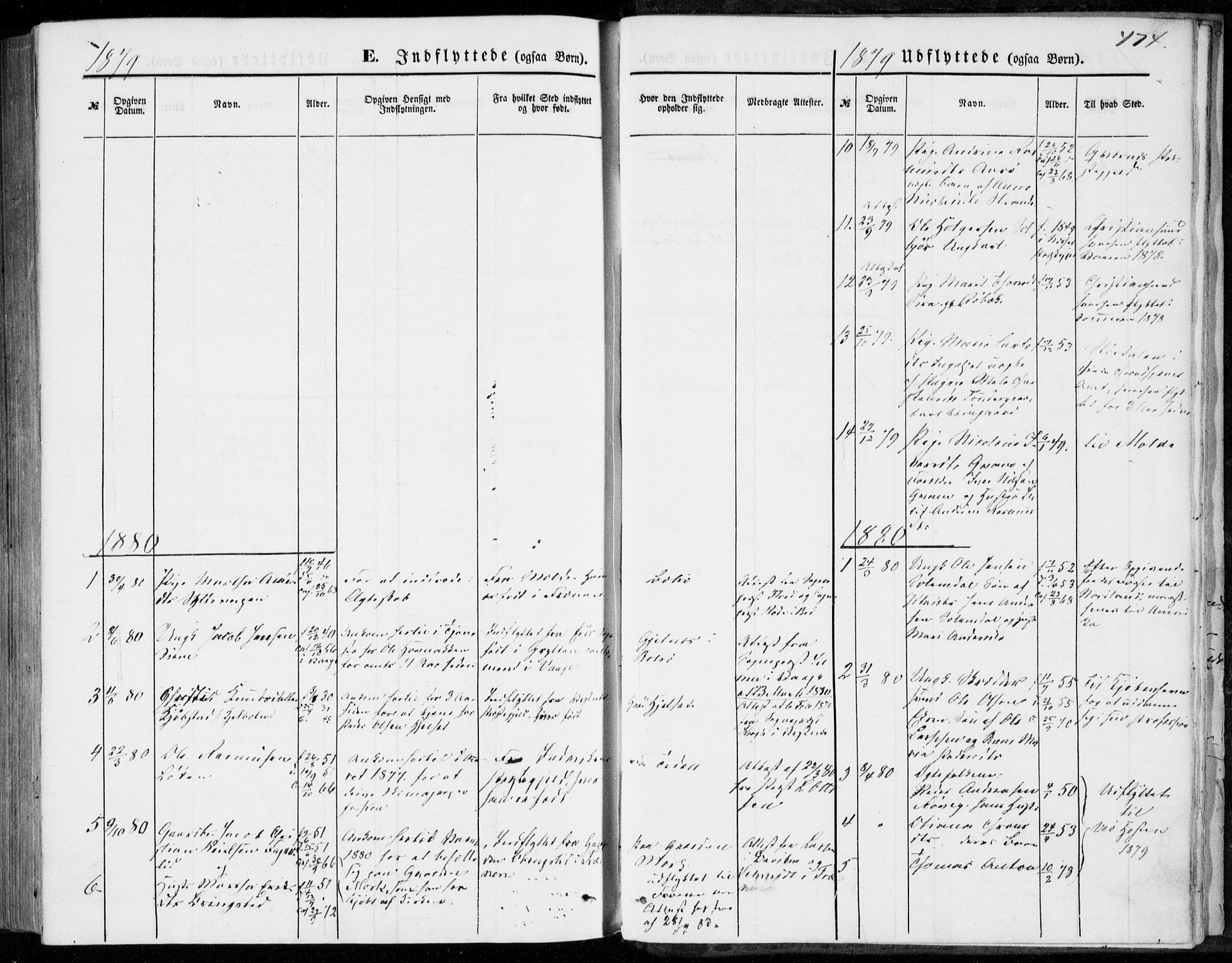 Ministerialprotokoller, klokkerbøker og fødselsregistre - Møre og Romsdal, SAT/A-1454/555/L0655: Parish register (official) no. 555A05, 1869-1886, p. 474