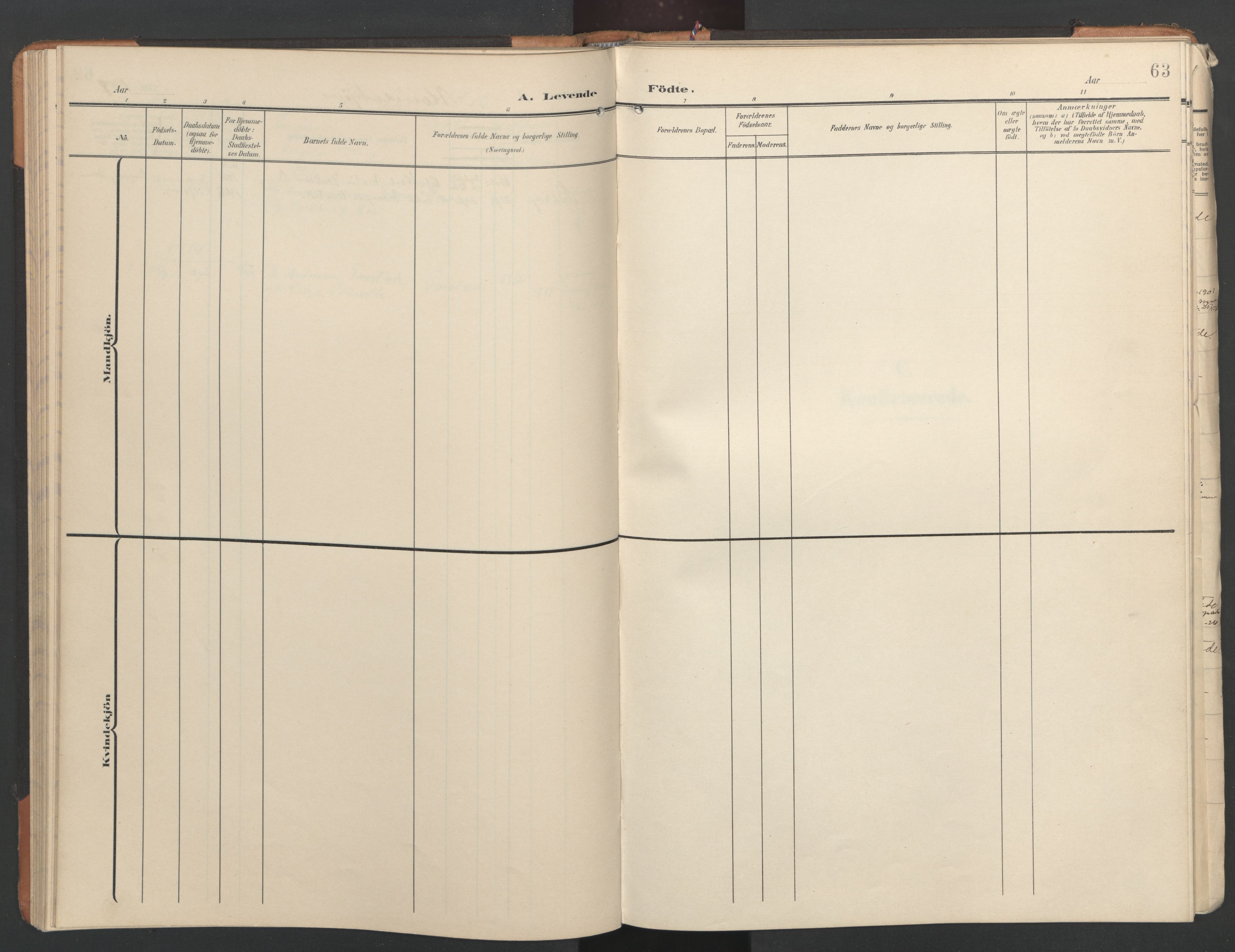 Ministerialprotokoller, klokkerbøker og fødselsregistre - Nord-Trøndelag, SAT/A-1458/746/L0455: Parish register (copy) no. 746C01, 1908-1933, p. 63