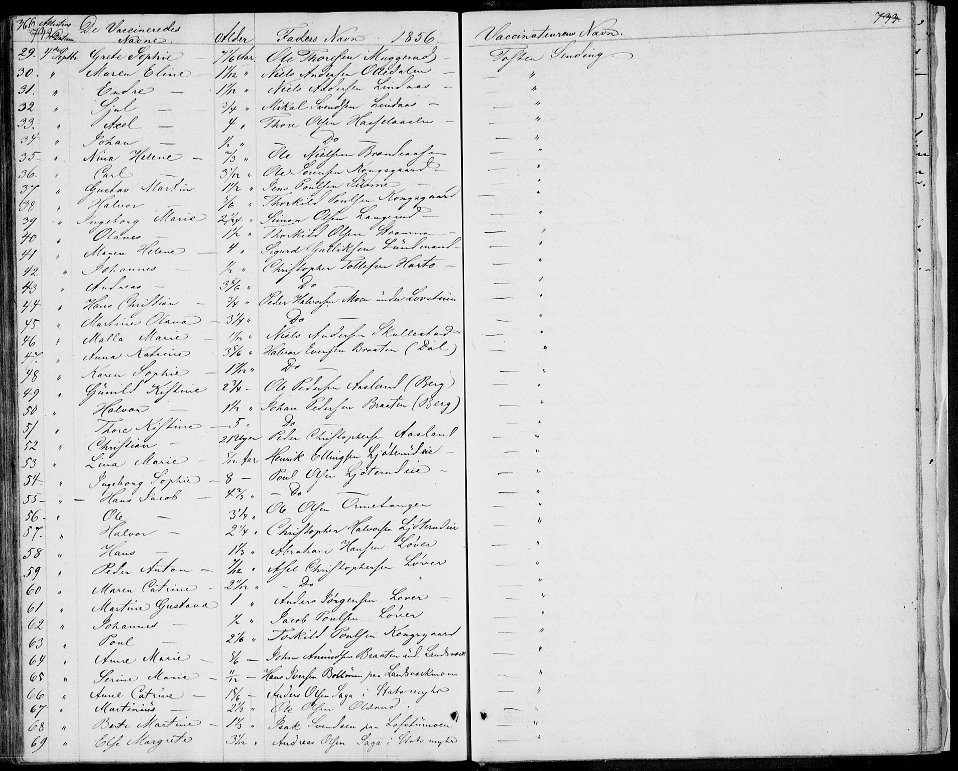 Sandsvær kirkebøker, AV/SAKO-A-244/F/Fa/L0005: Parish register (official) no. I 5, 1840-1856, p. 732-733