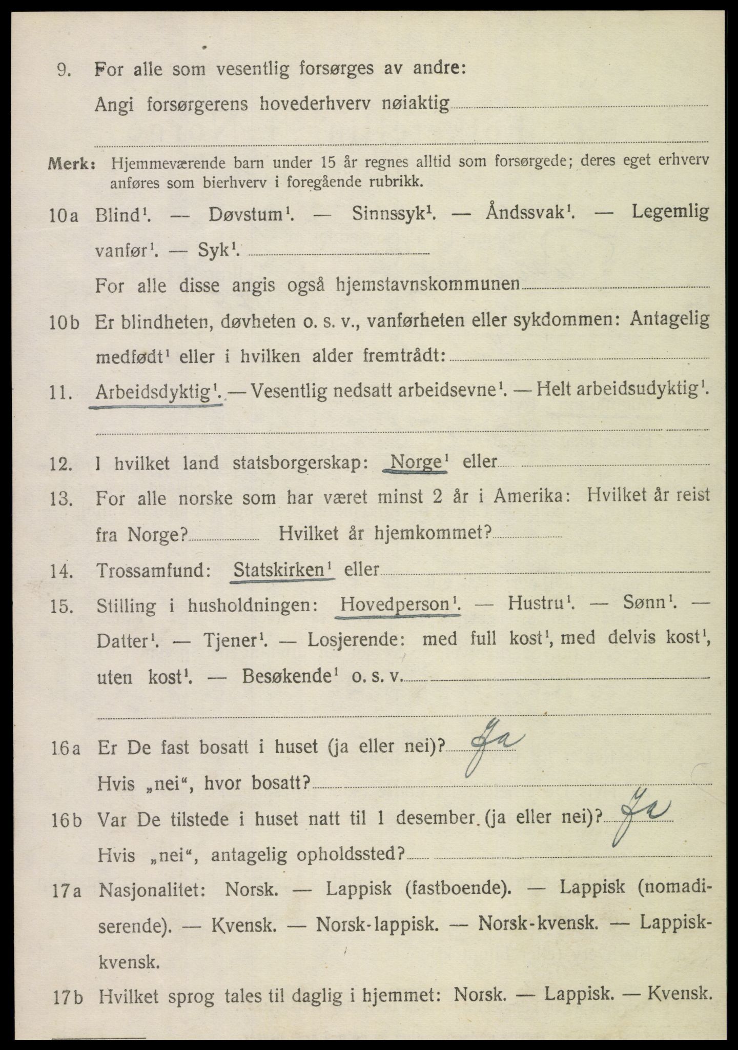 SAT, 1920 census for Røra, 1920, p. 1520