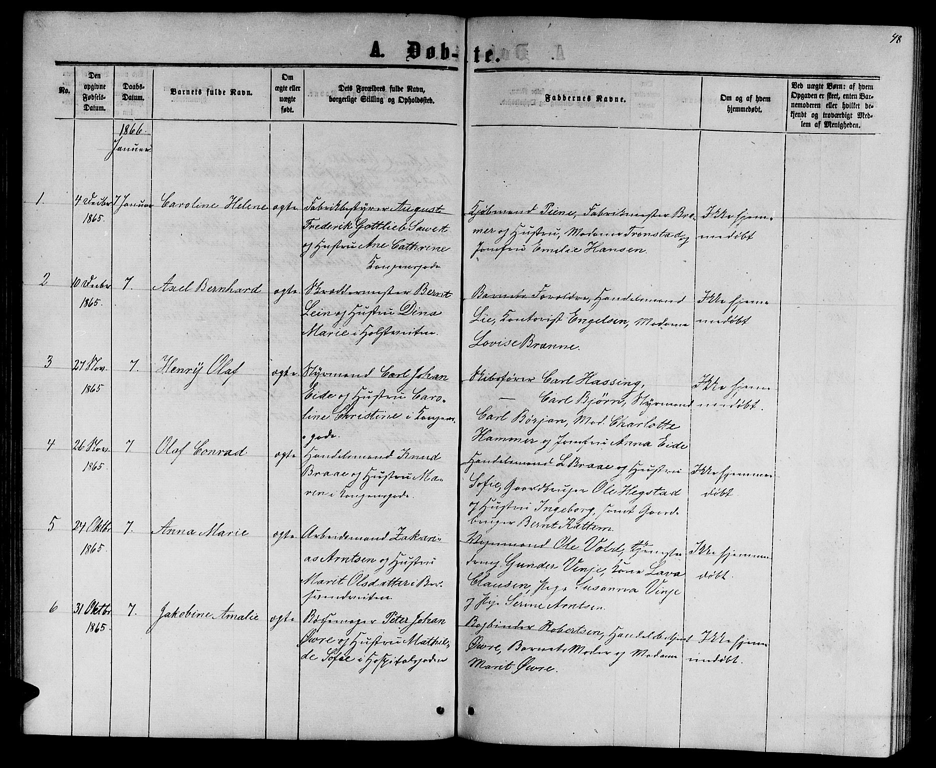 Ministerialprotokoller, klokkerbøker og fødselsregistre - Sør-Trøndelag, AV/SAT-A-1456/601/L0087: Parish register (copy) no. 601C05, 1864-1881, p. 48