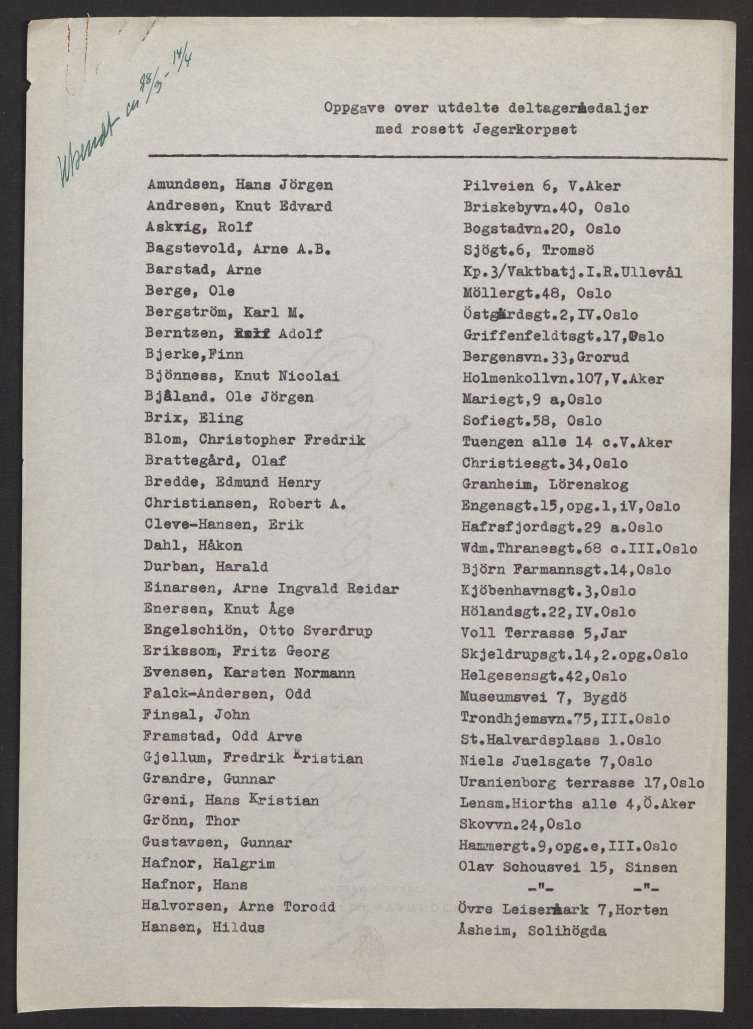 Forsvarsdepartementet, arkivet 1940-1945, AV/RA-RAFA-2062, 1940-1945, p. 6