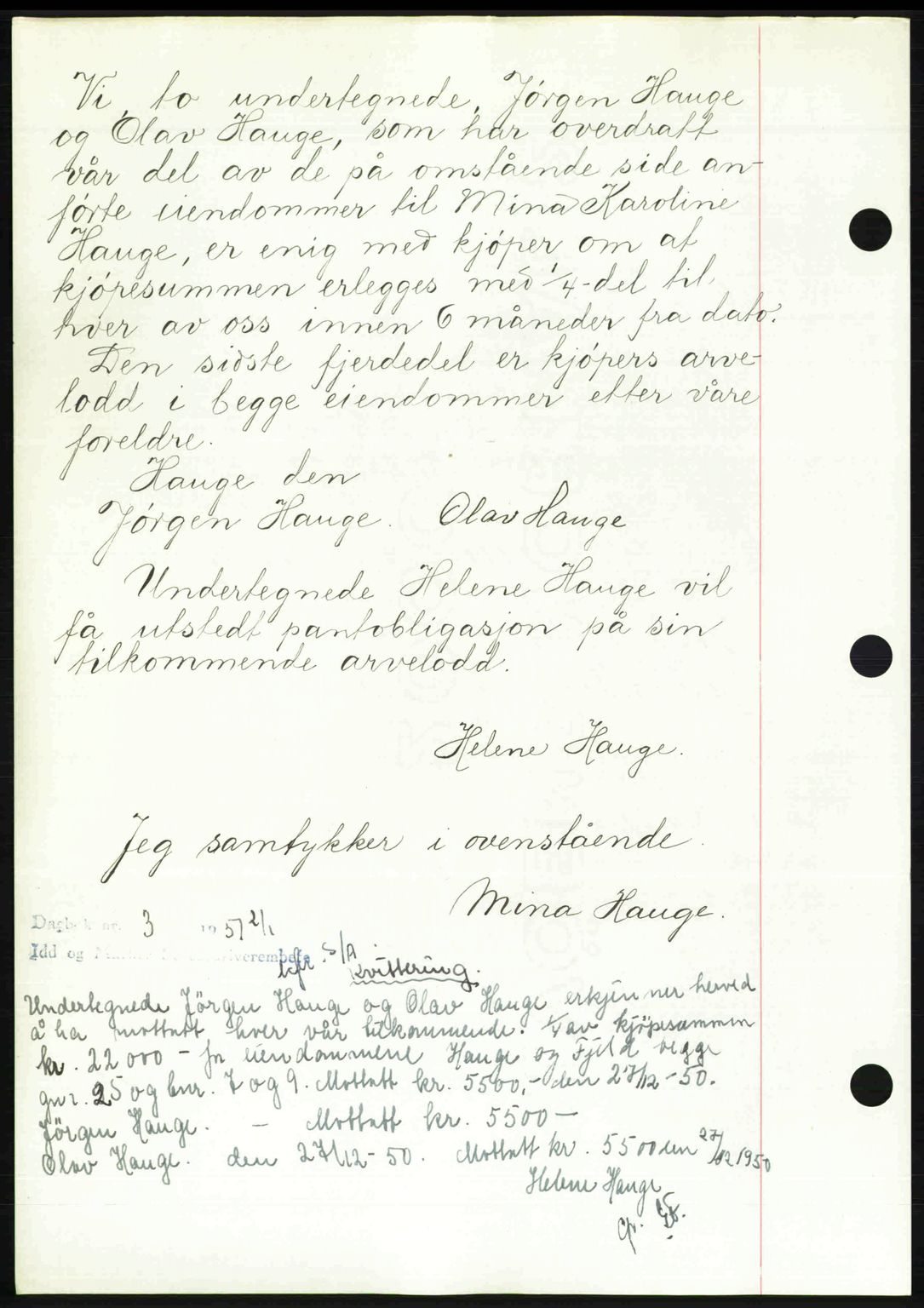 Idd og Marker sorenskriveri, AV/SAO-A-10283/G/Gb/Gbb/L0014: Mortgage book no. A14, 1950-1950, Diary no: : 1154/1950