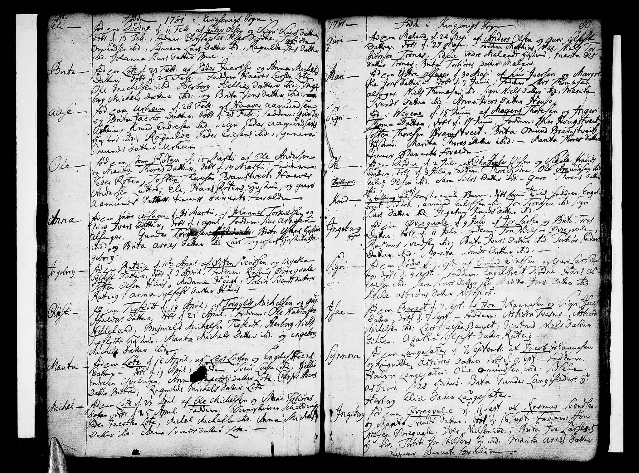 Ullensvang sokneprestembete, SAB/A-78701/H/Haa: Parish register (official) no. A 6 /2, 1758-1788, p. 80