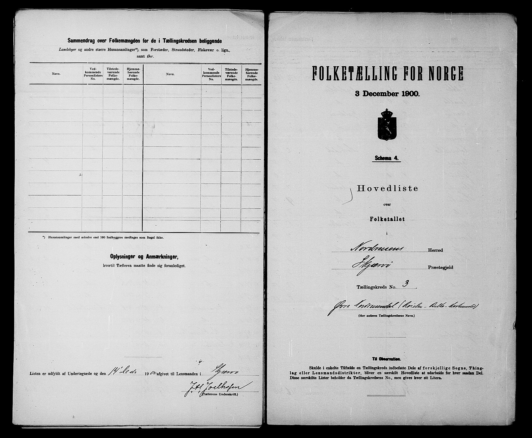 SATØ, 1900 census for Nordreisa, 1900, p. 10