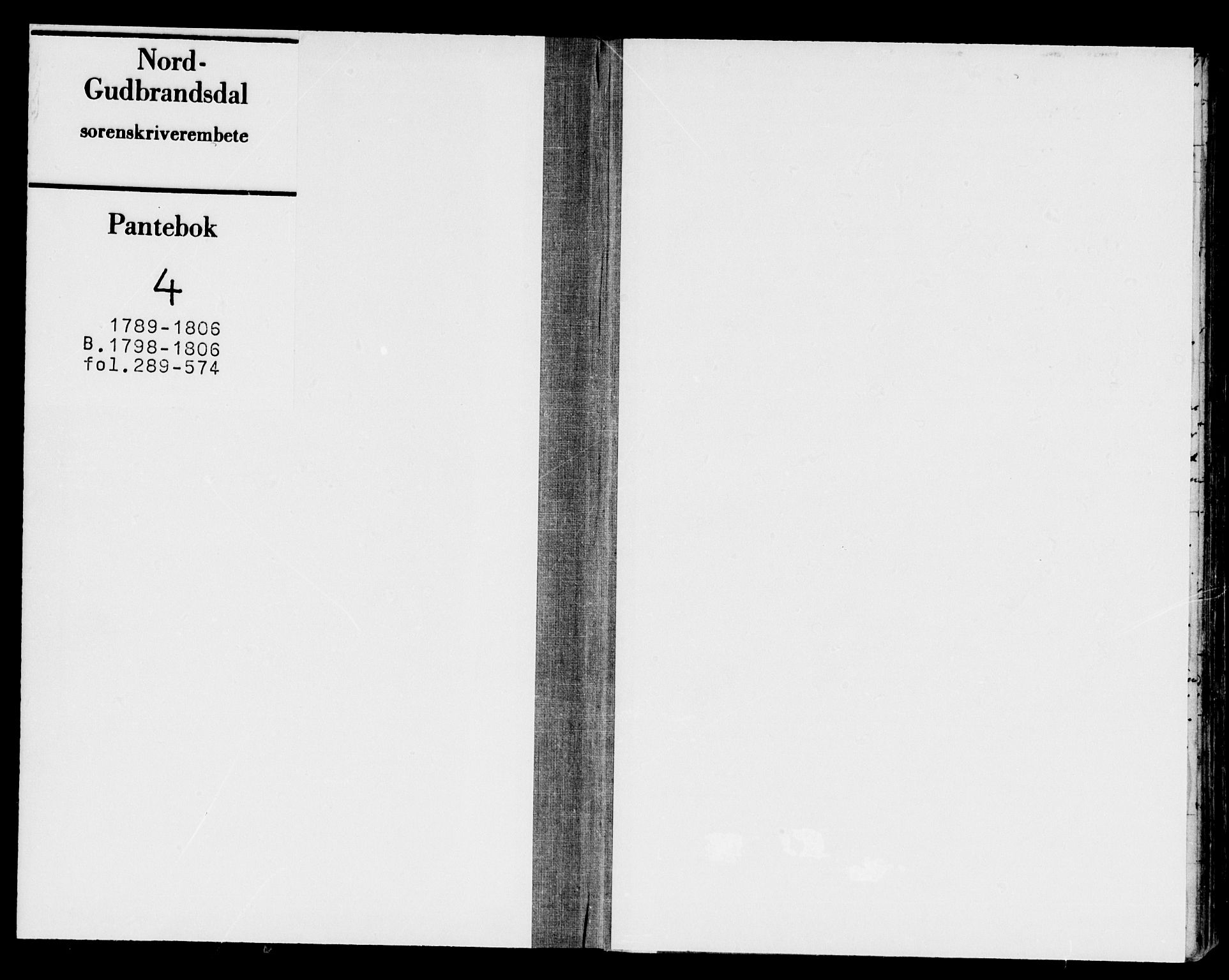 Nord-Gudbrandsdal tingrett, SAH/TING-002/H/Hb/Hba/L0004A: Mortgage book no. 4b, 1798-1806