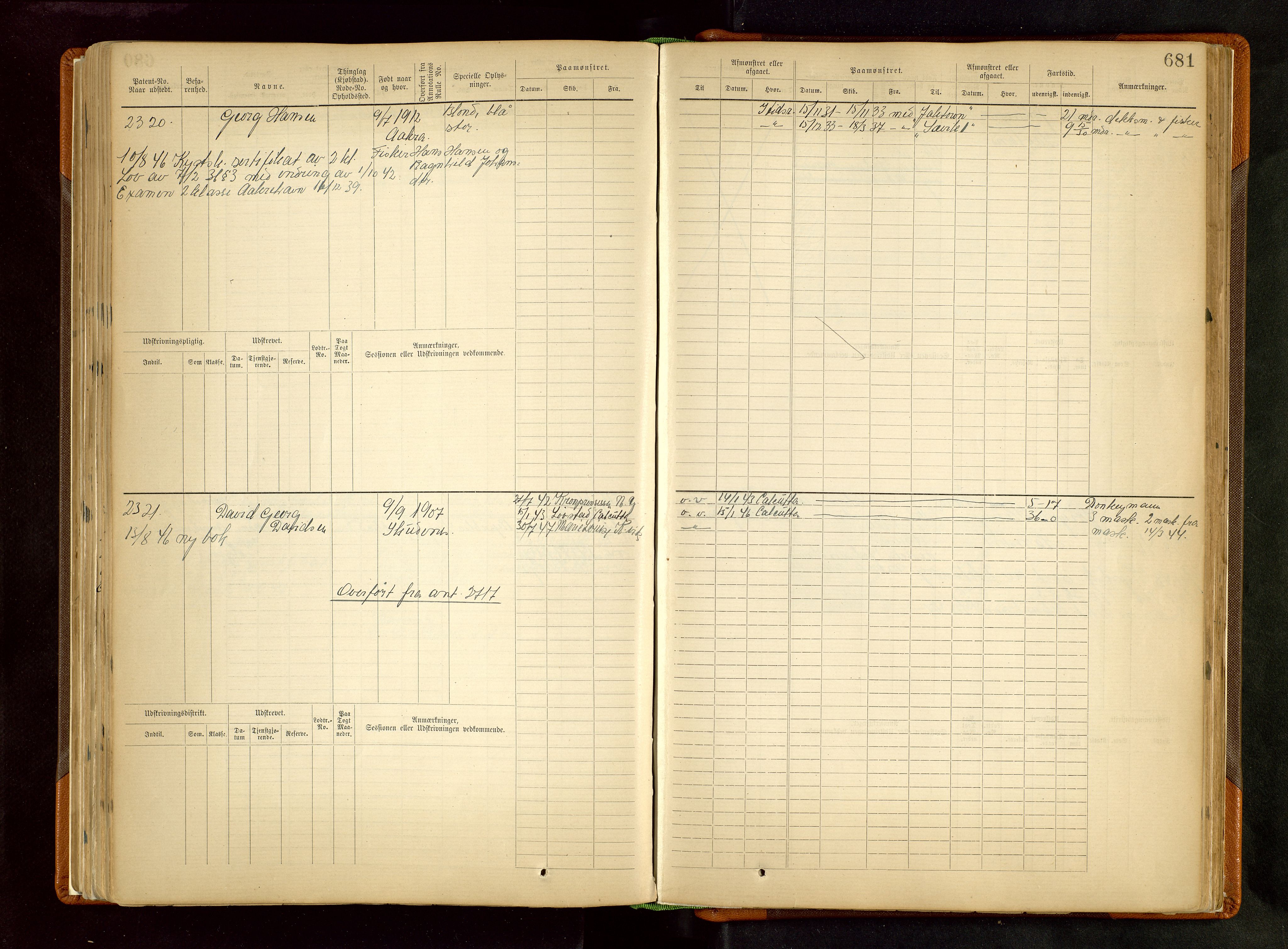 Haugesund sjømannskontor, AV/SAST-A-102007/F/Fb/Fbb/L0002: Sjøfartsrulle Skudenes kretsnr. 959-2439, 1860-1948, p. 681