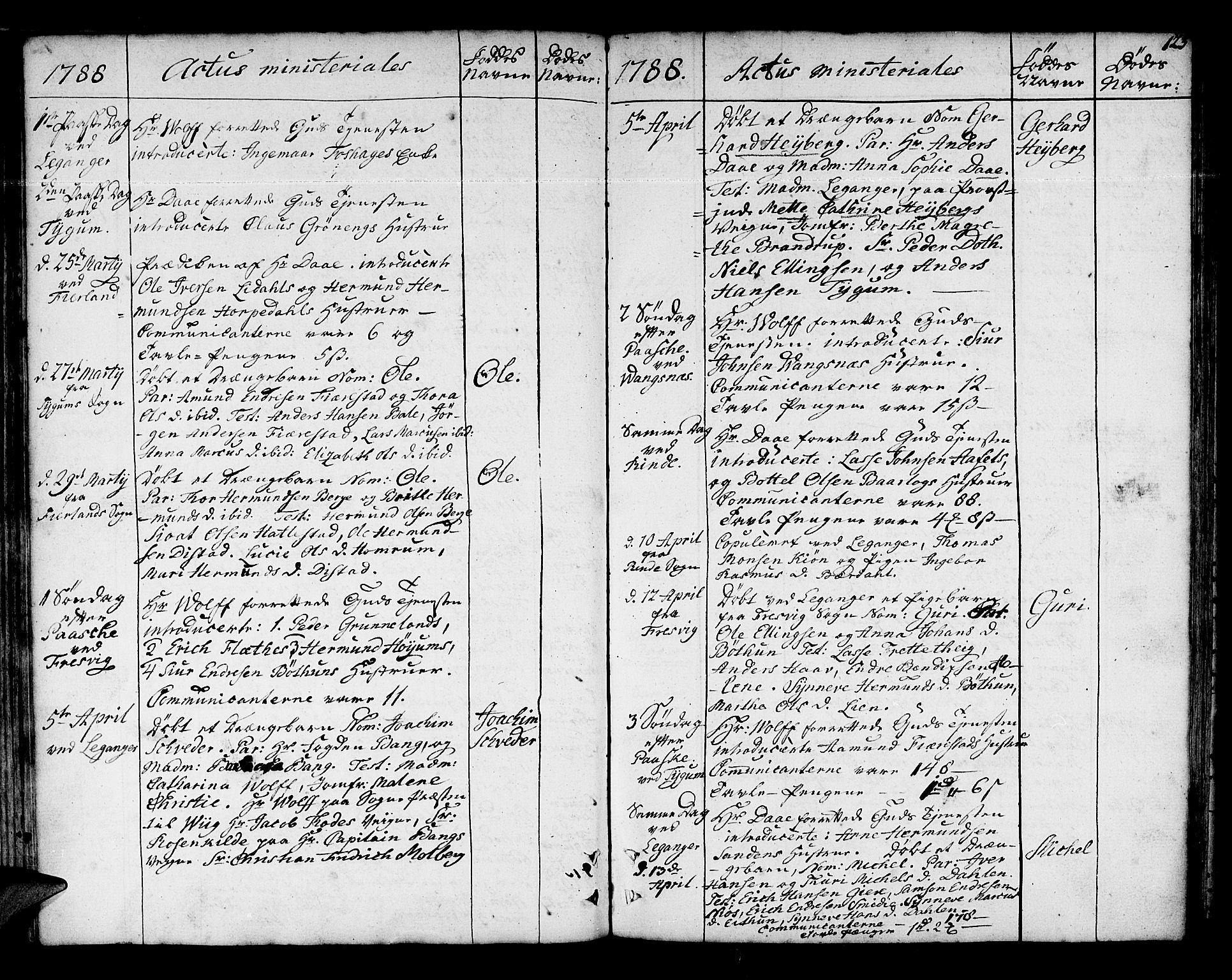 Leikanger sokneprestembete, SAB/A-81001: Parish register (official) no. A 4, 1770-1791, p. 123